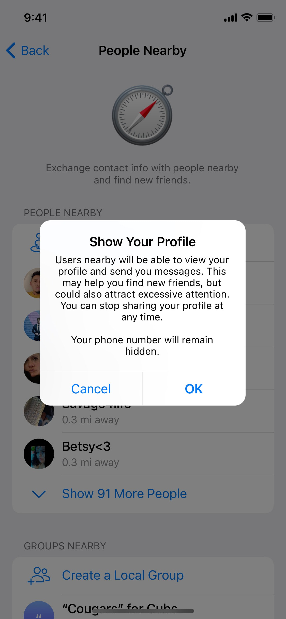 Telegram iOS screen 198