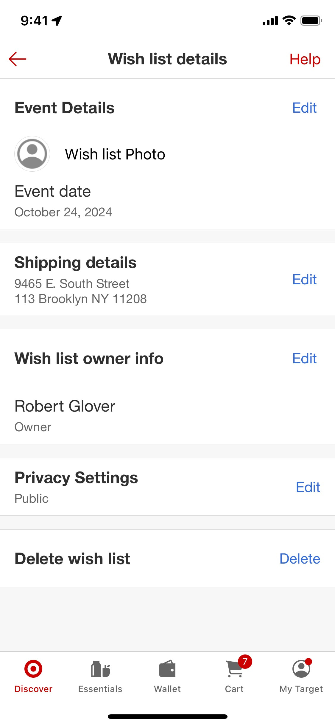 Target iOS screen 55