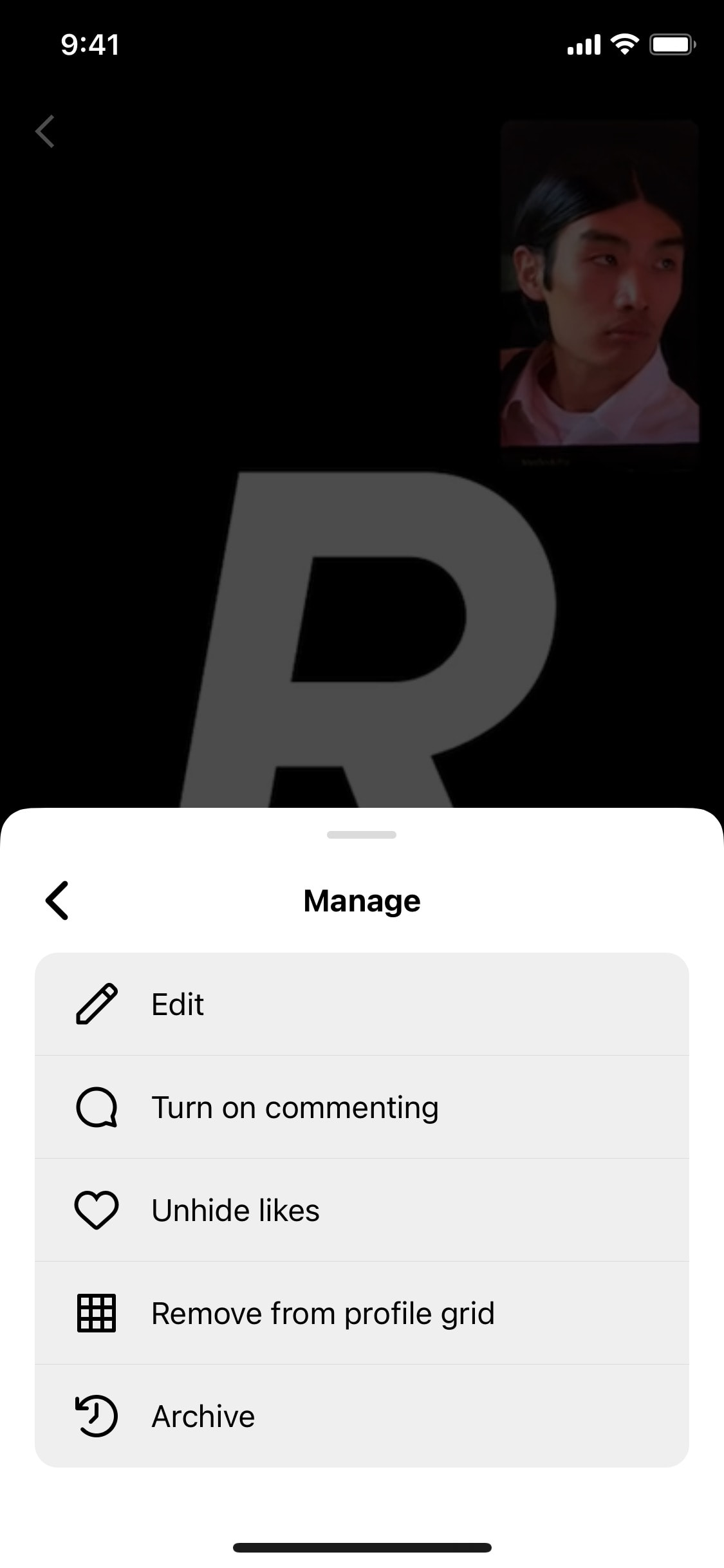 Instagram iOS screen 808