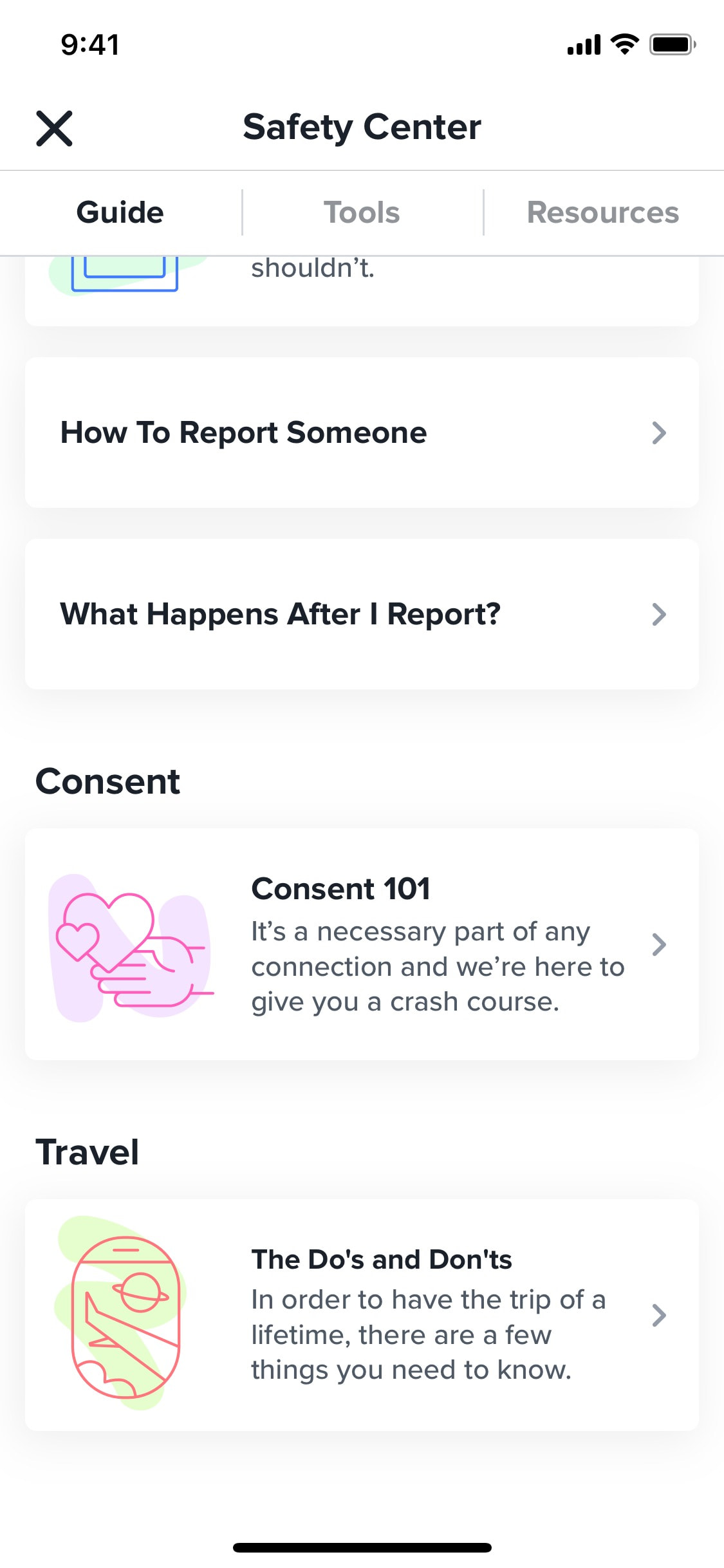 Tinder iOS screen 249