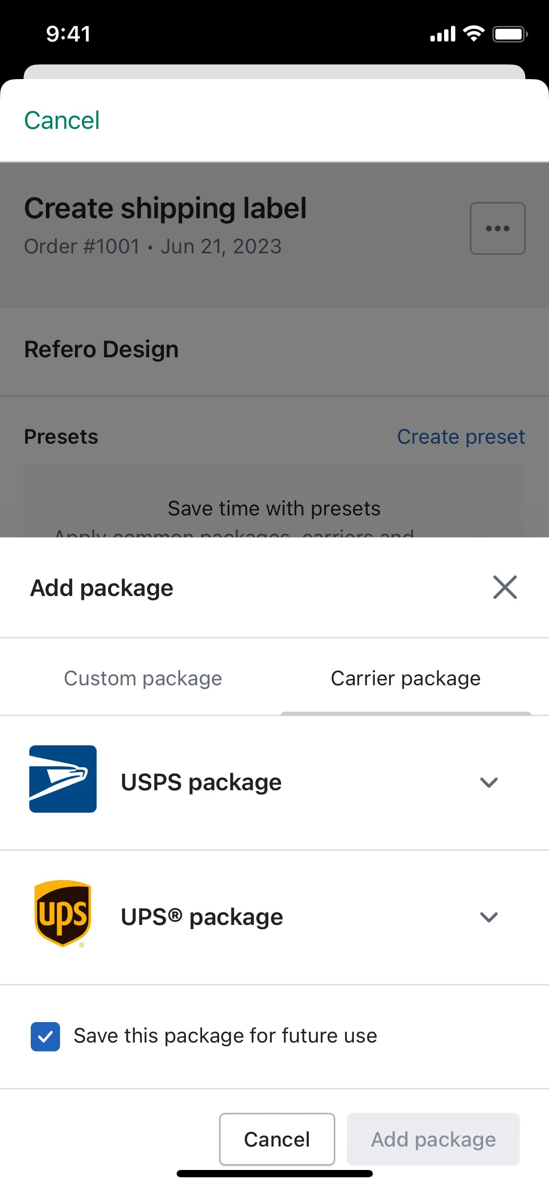 Shopify iOS screen 208