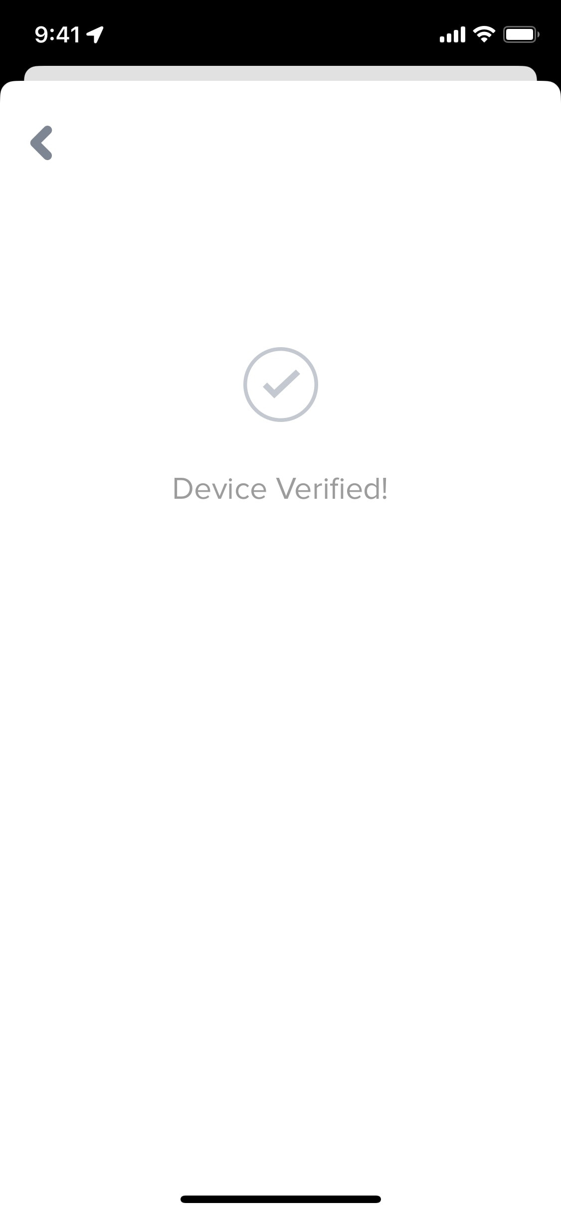 Tinder iOS screen 7