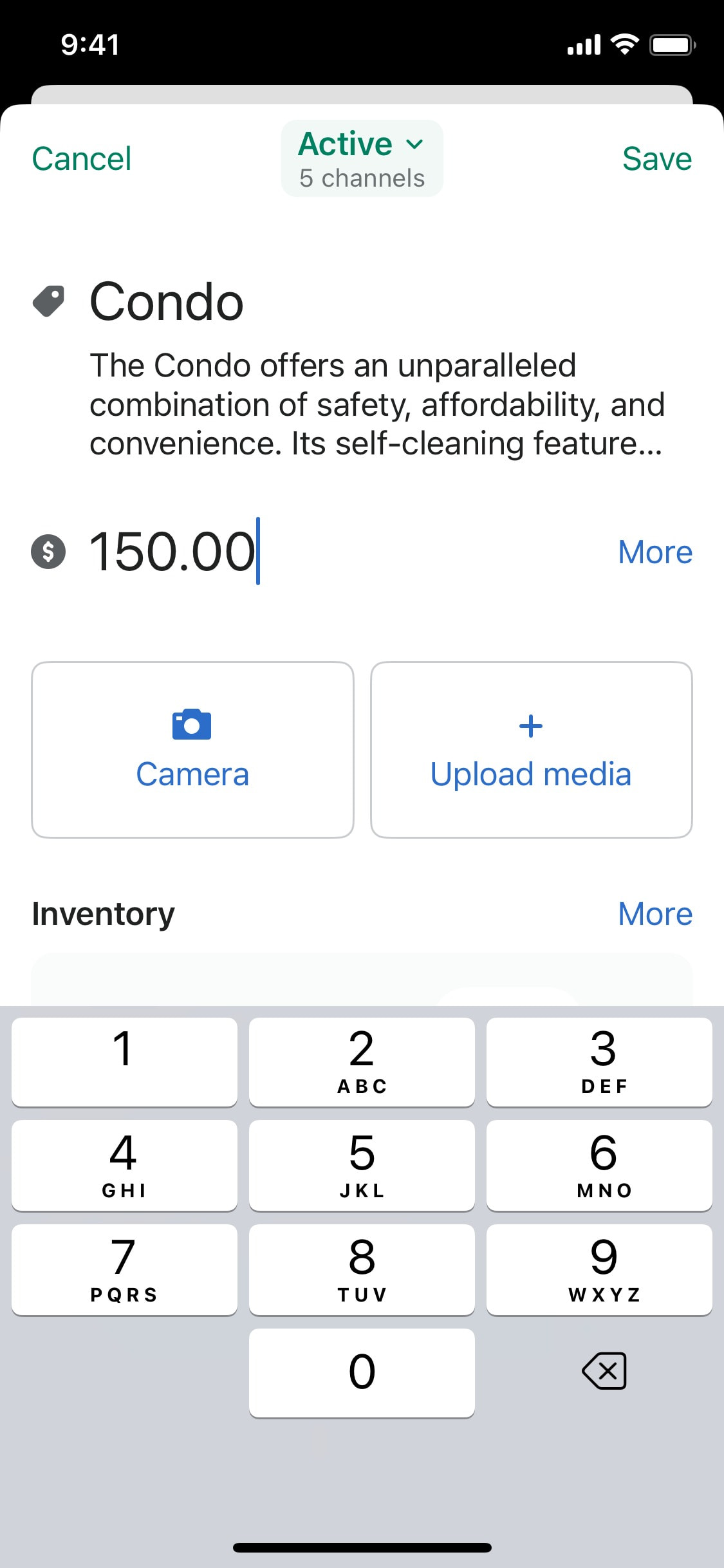 Shopify iOS screen 411