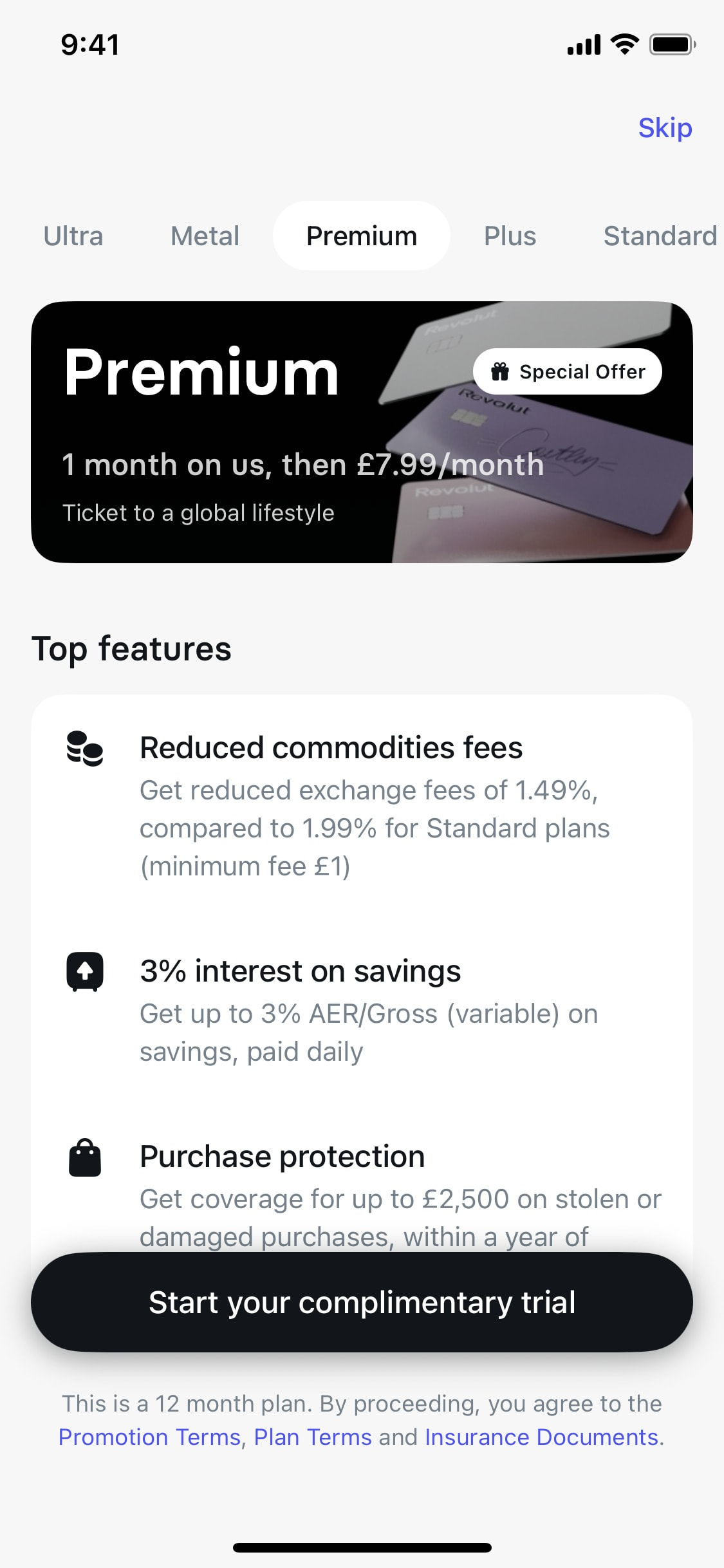 Revolut iOS screen 576