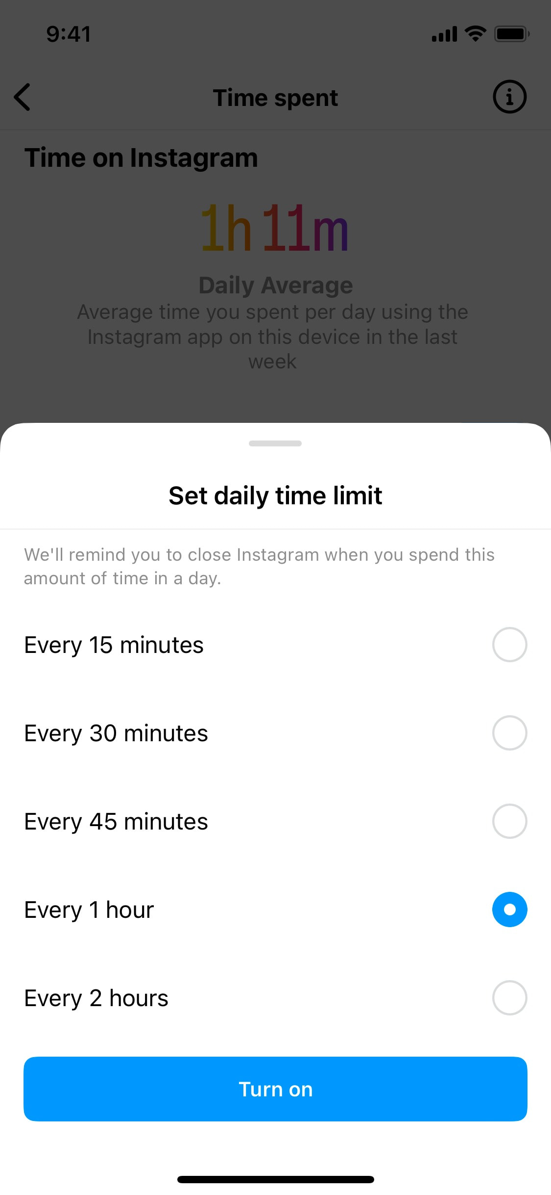 Instagram iOS screen 585