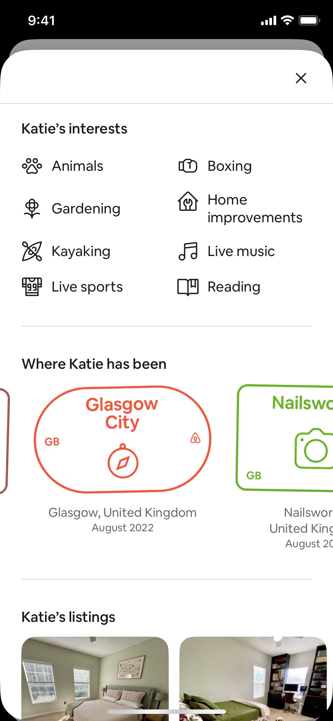 Airbnb iOS screen 556