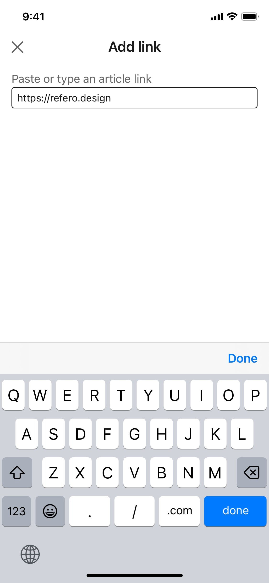 LinkedIn iOS screen 28