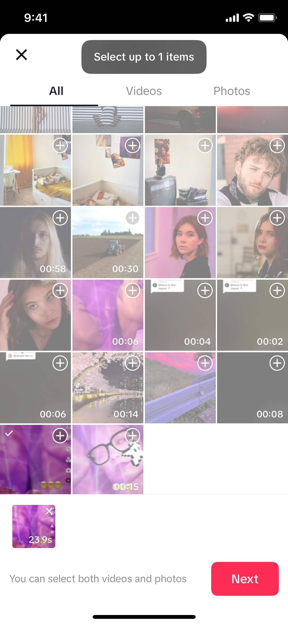 TikTok iOS screen 67