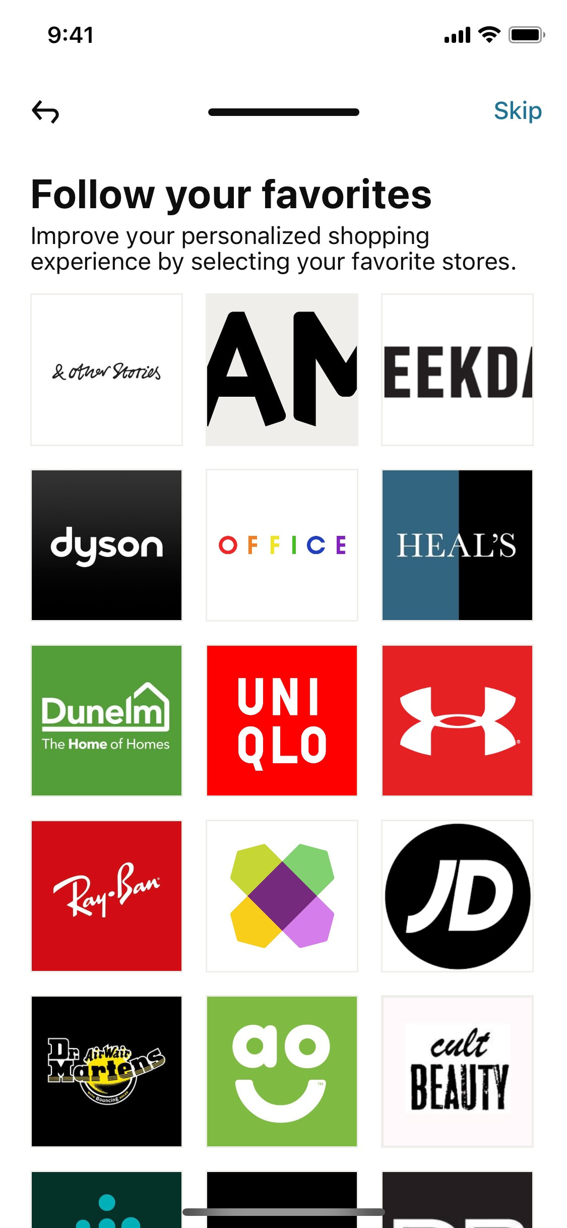 Klarna iOS screen 308