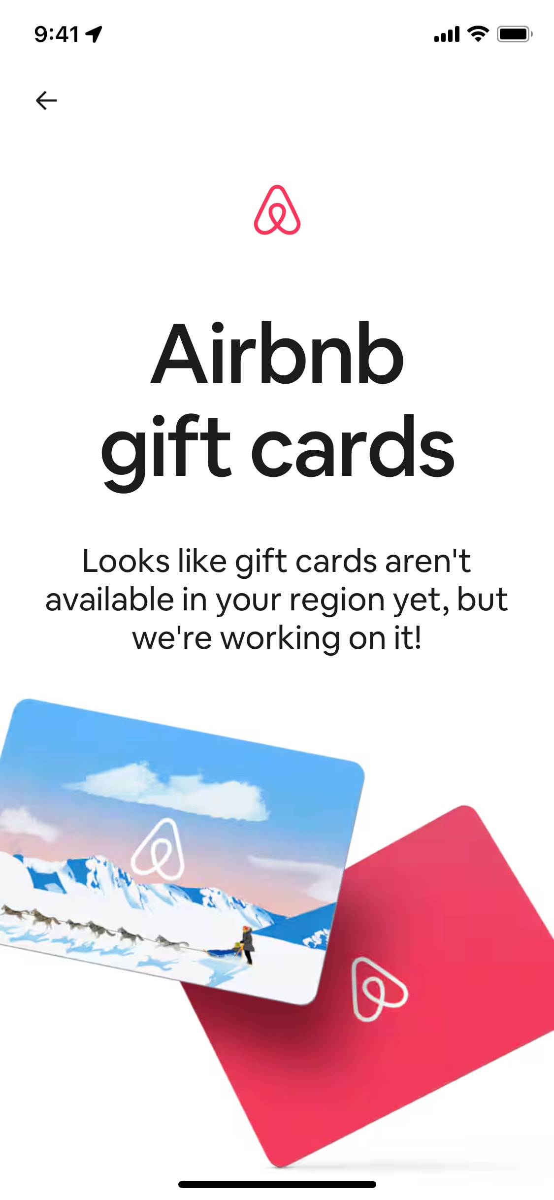 Airbnb iOS screen 320