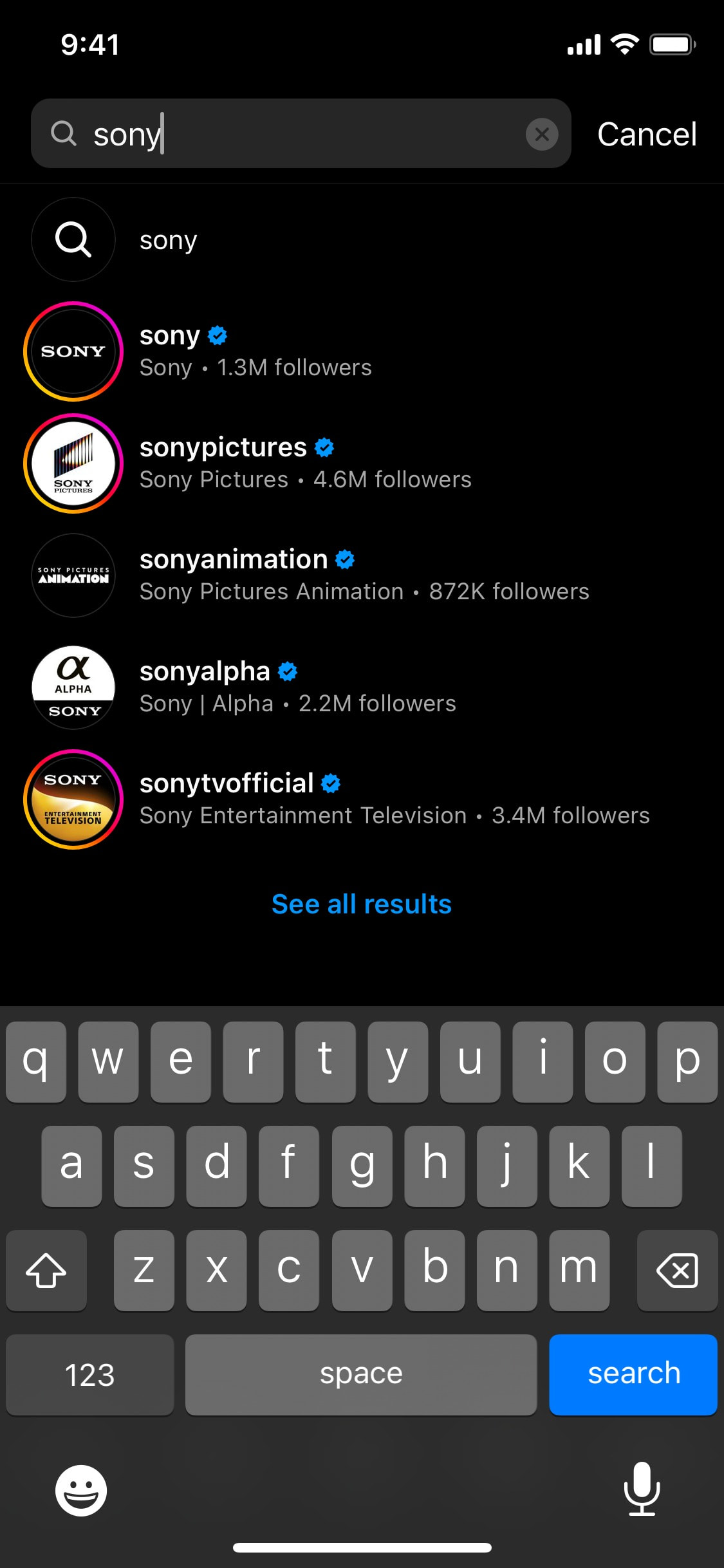 Instagram iOS screen 61
