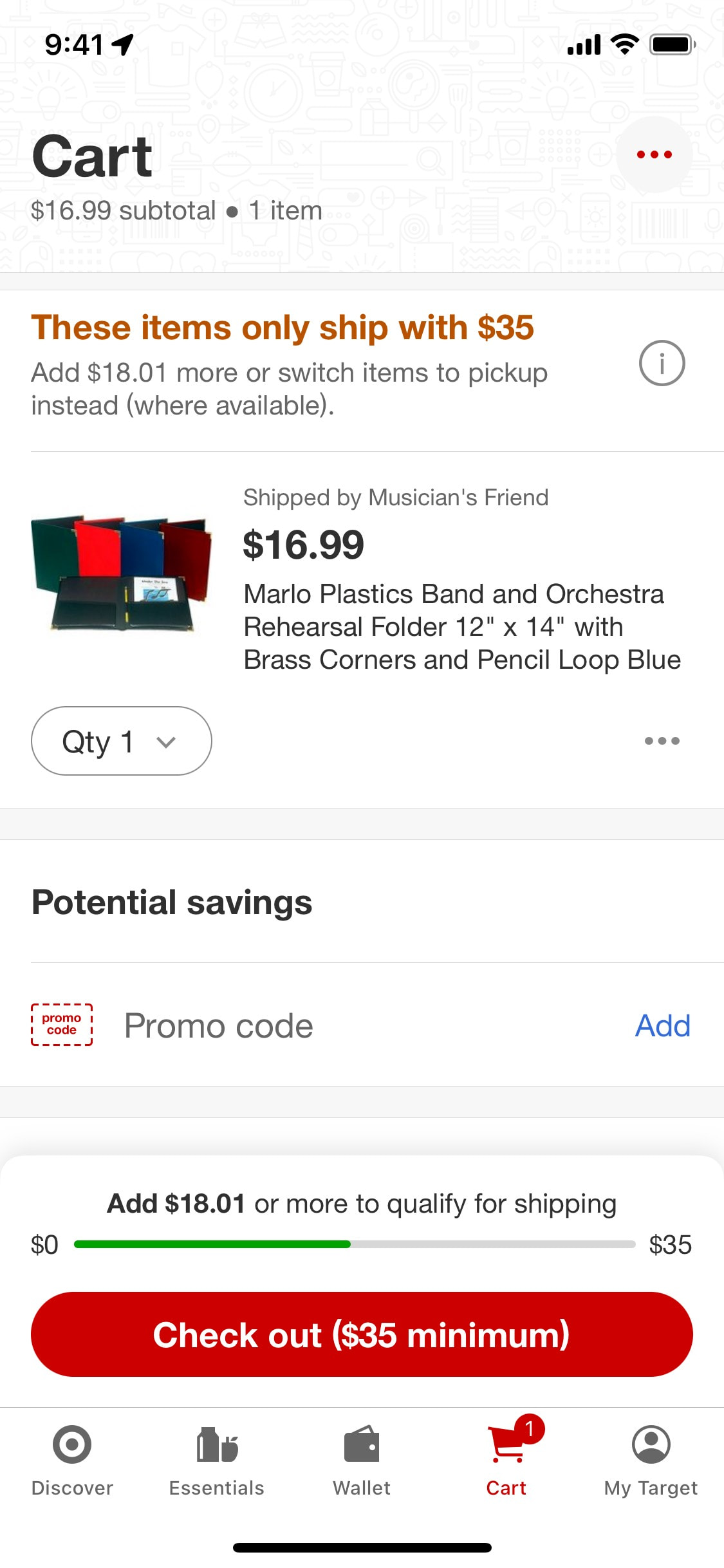 Target iOS screen 644