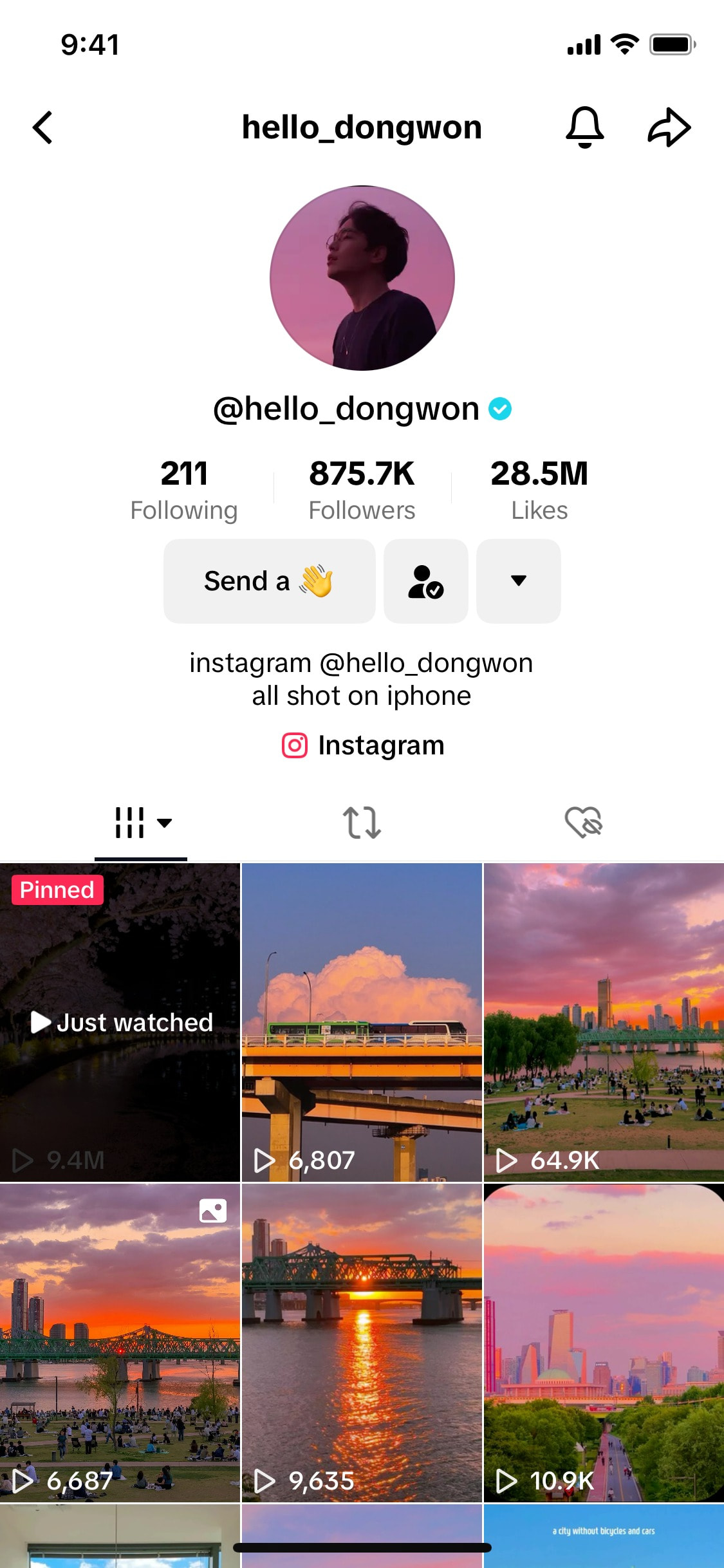 TikTok iOS screen 308