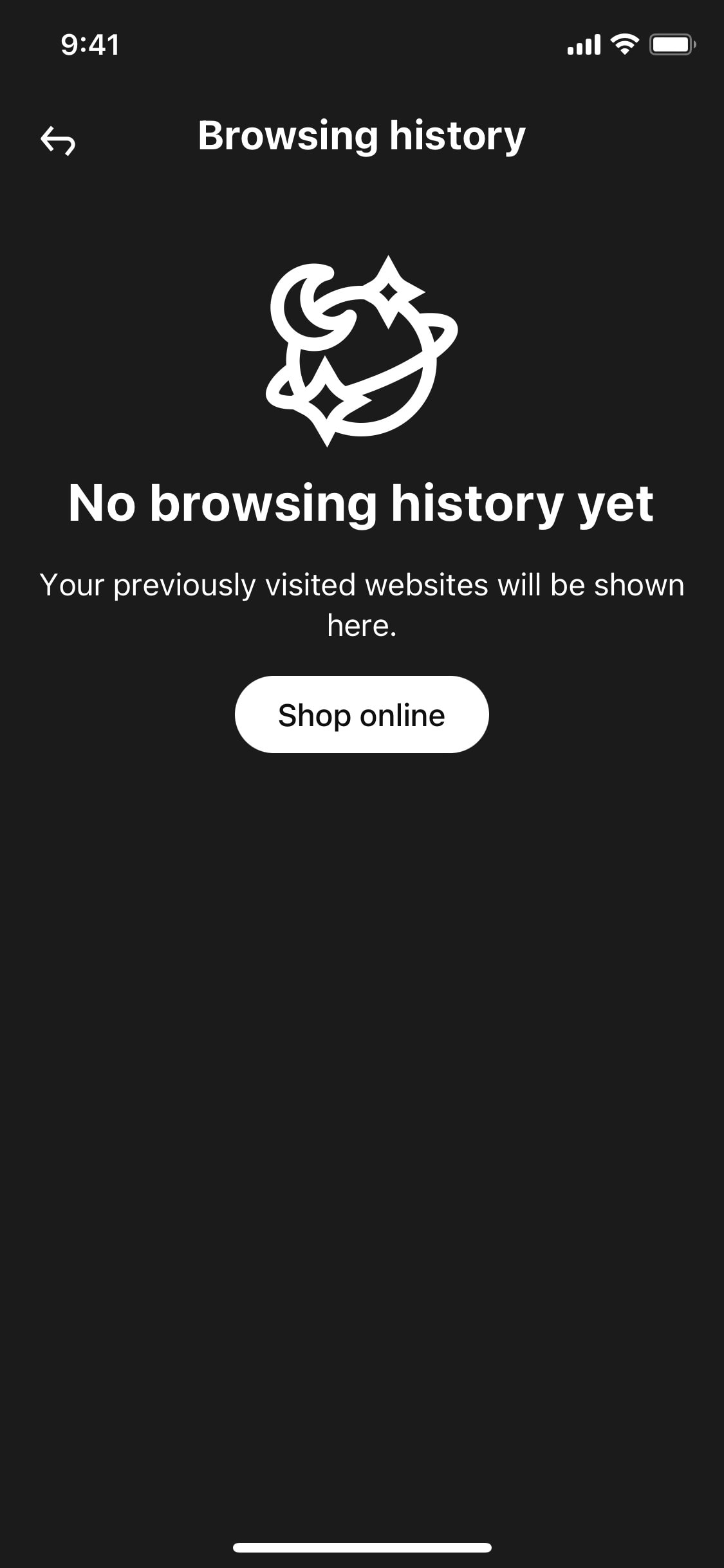 Klarna iOS screen 423