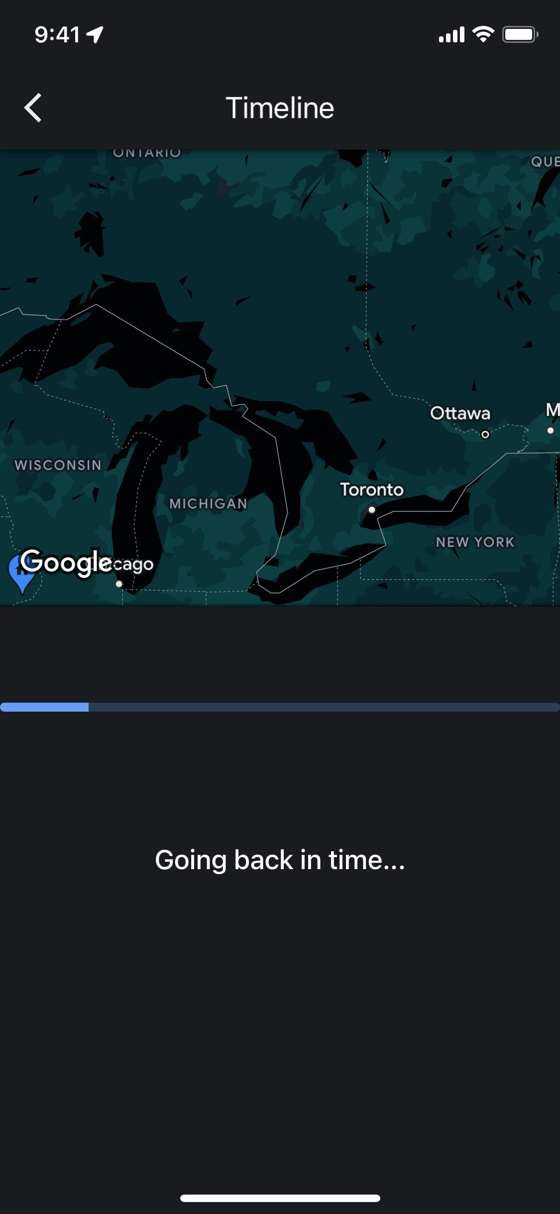 Google Maps iOS screen 110