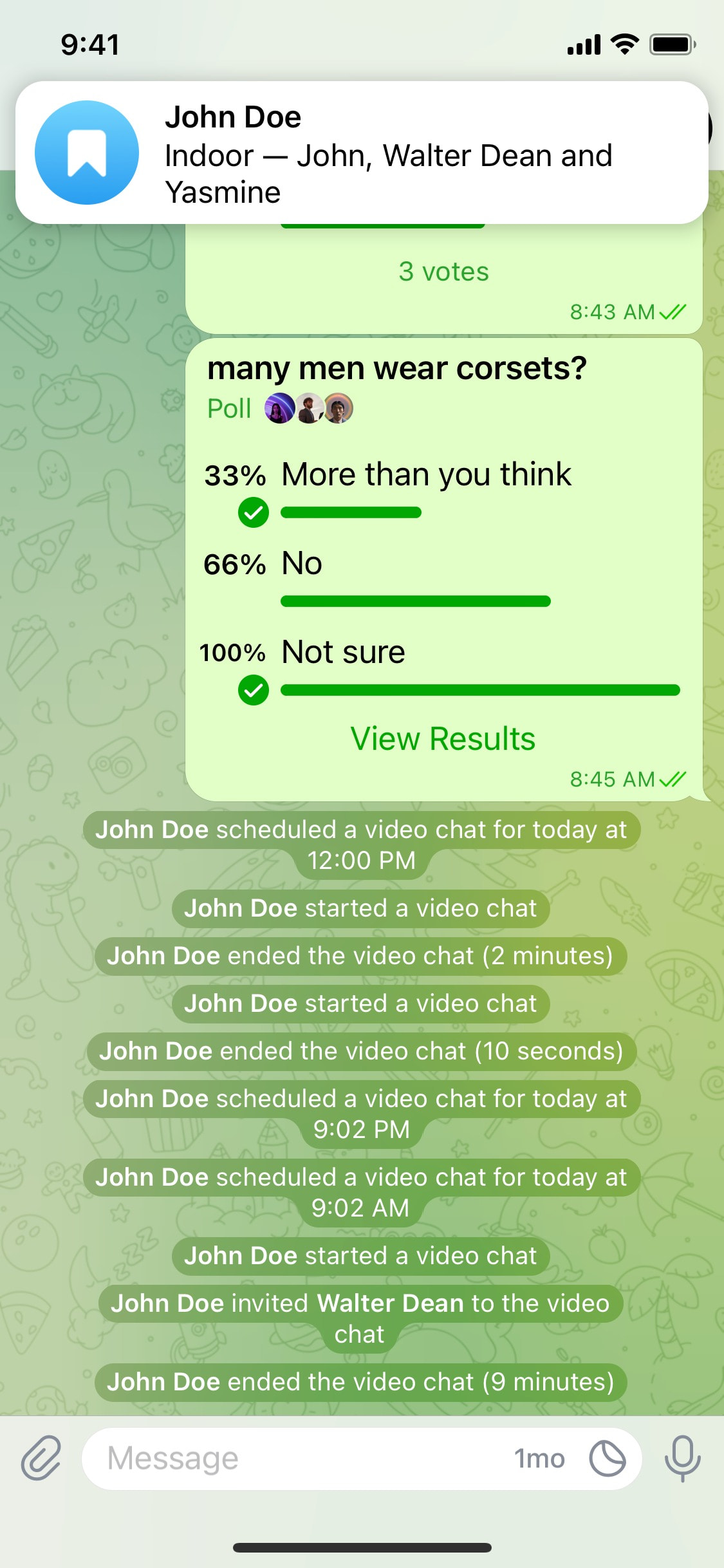 Telegram iOS screen 290