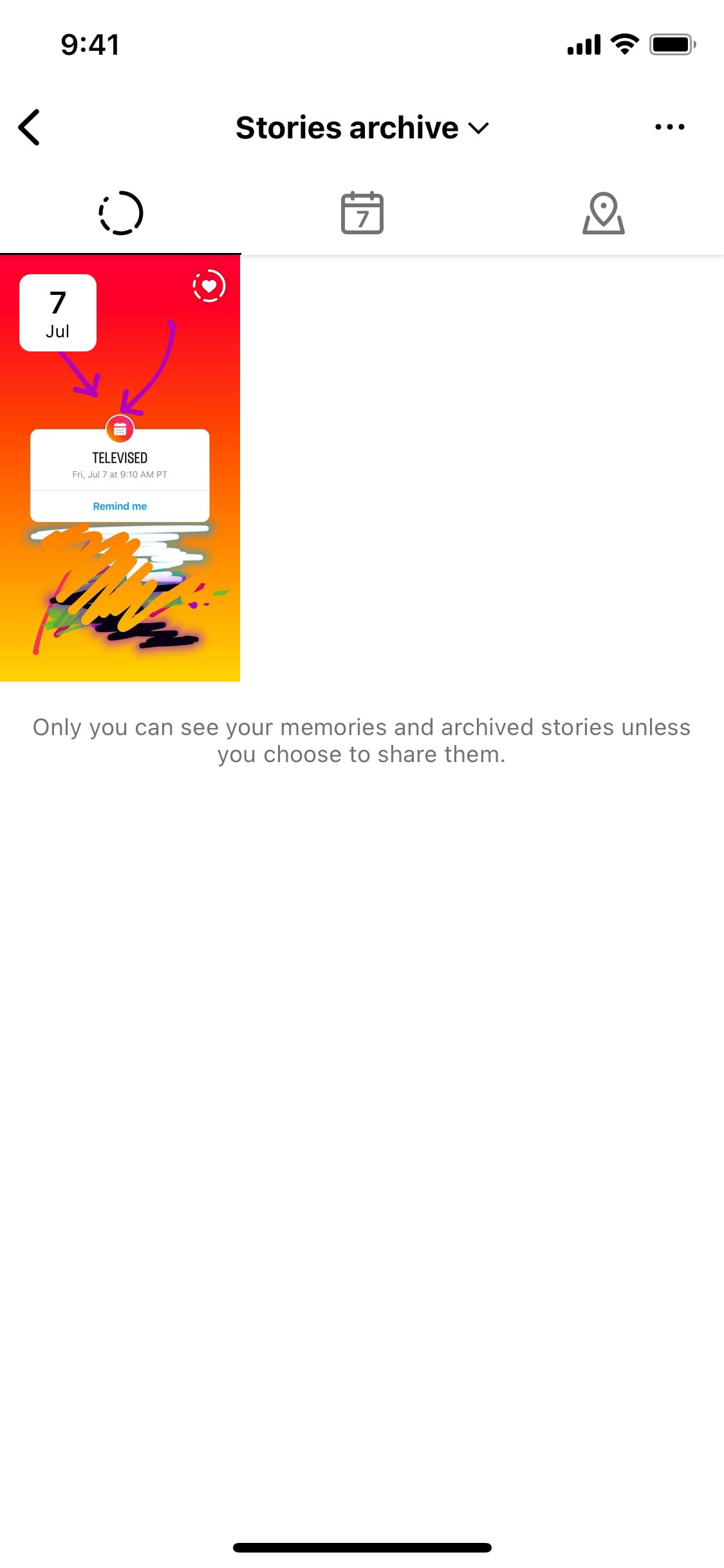 Instagram iOS screen 552