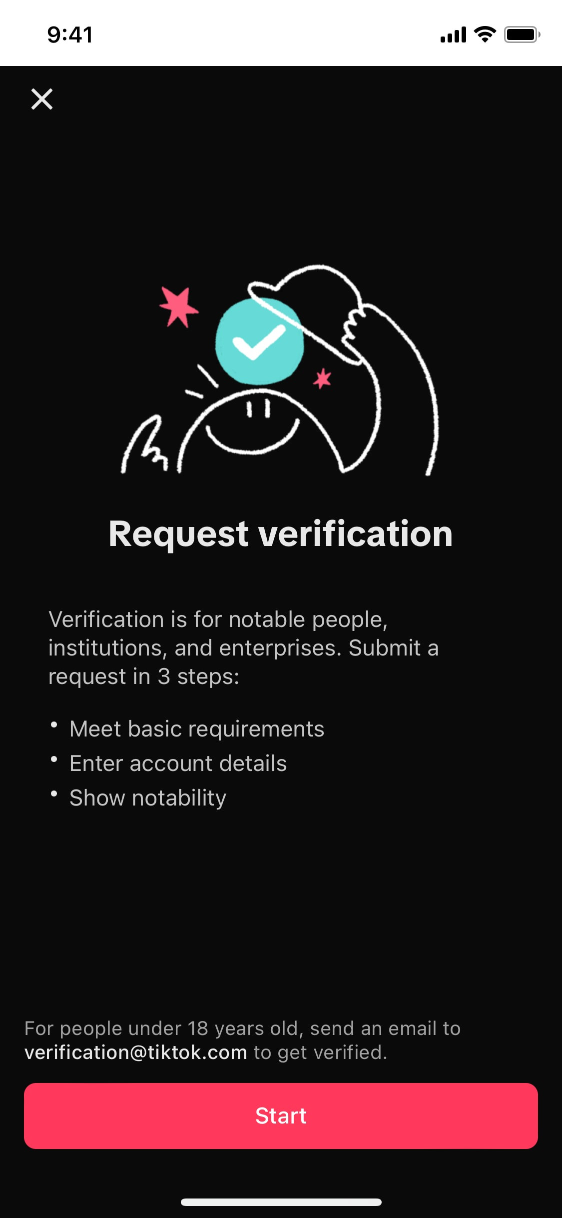 TikTok iOS screen 47