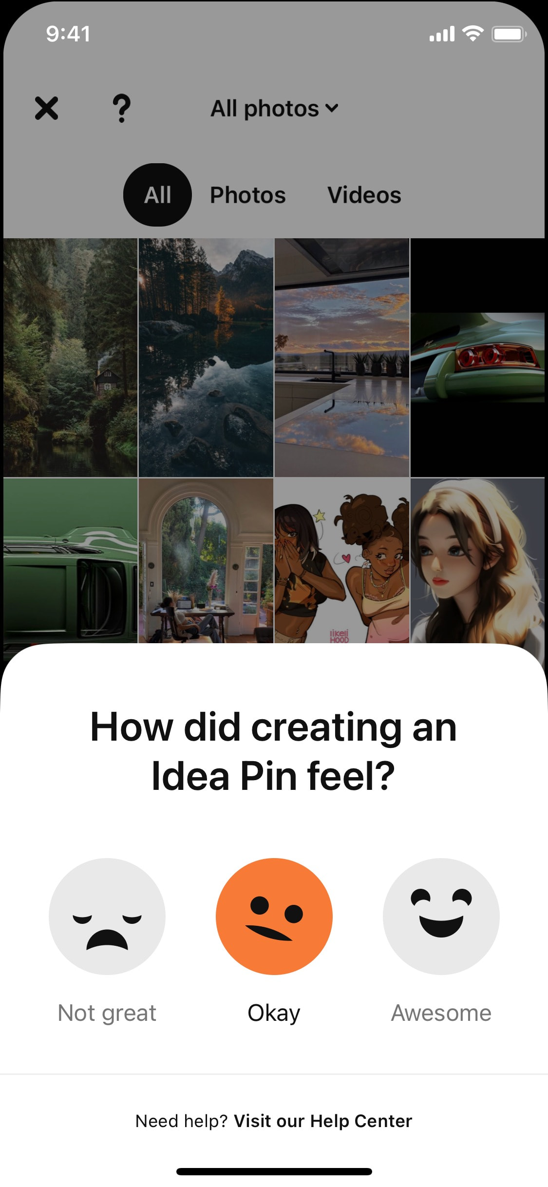Pinterest iOS screen 77