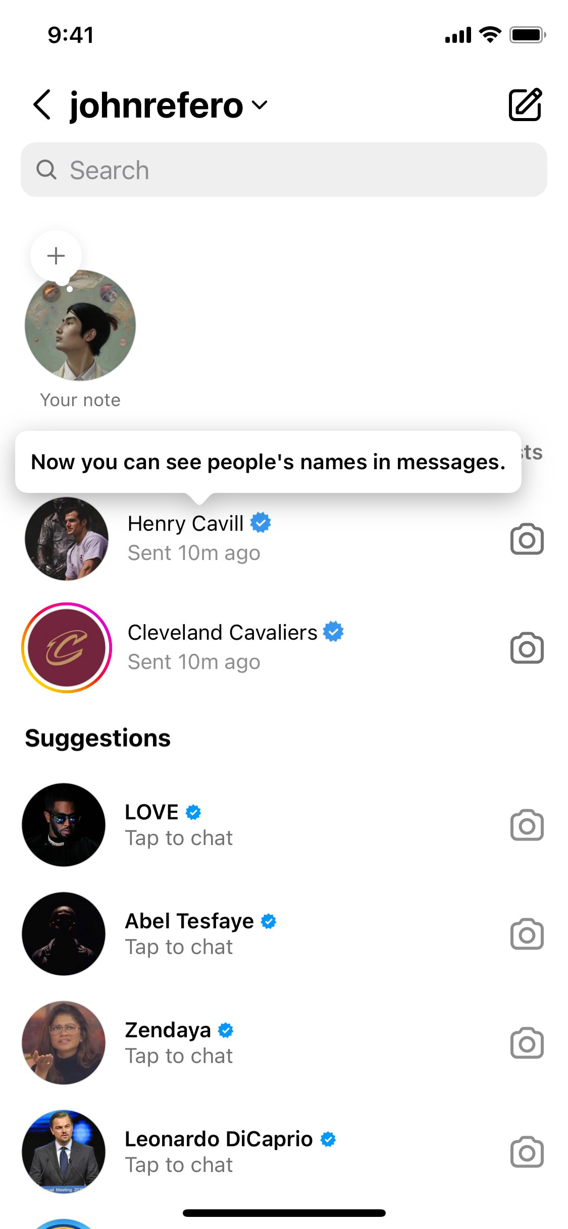 Instagram iOS screen 983