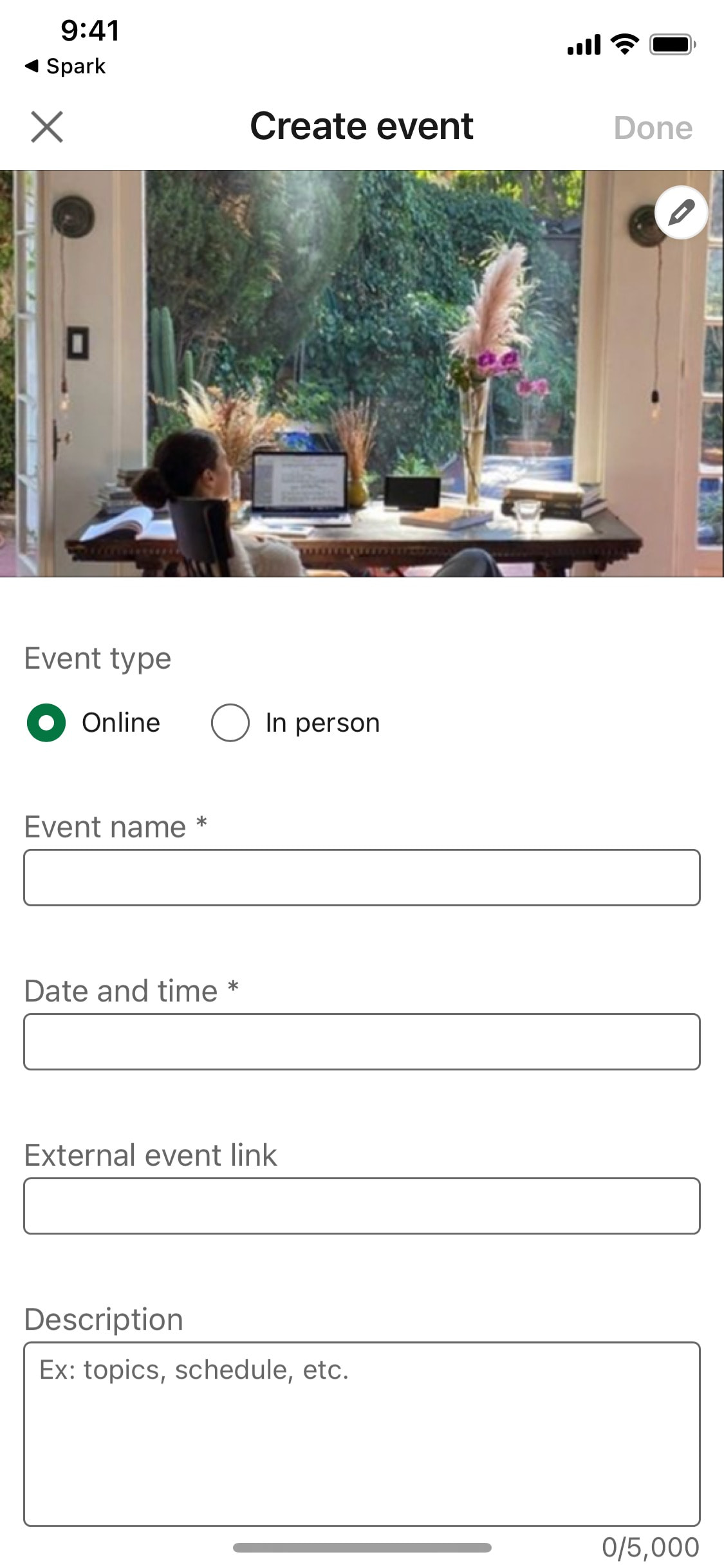 LinkedIn iOS screen 371