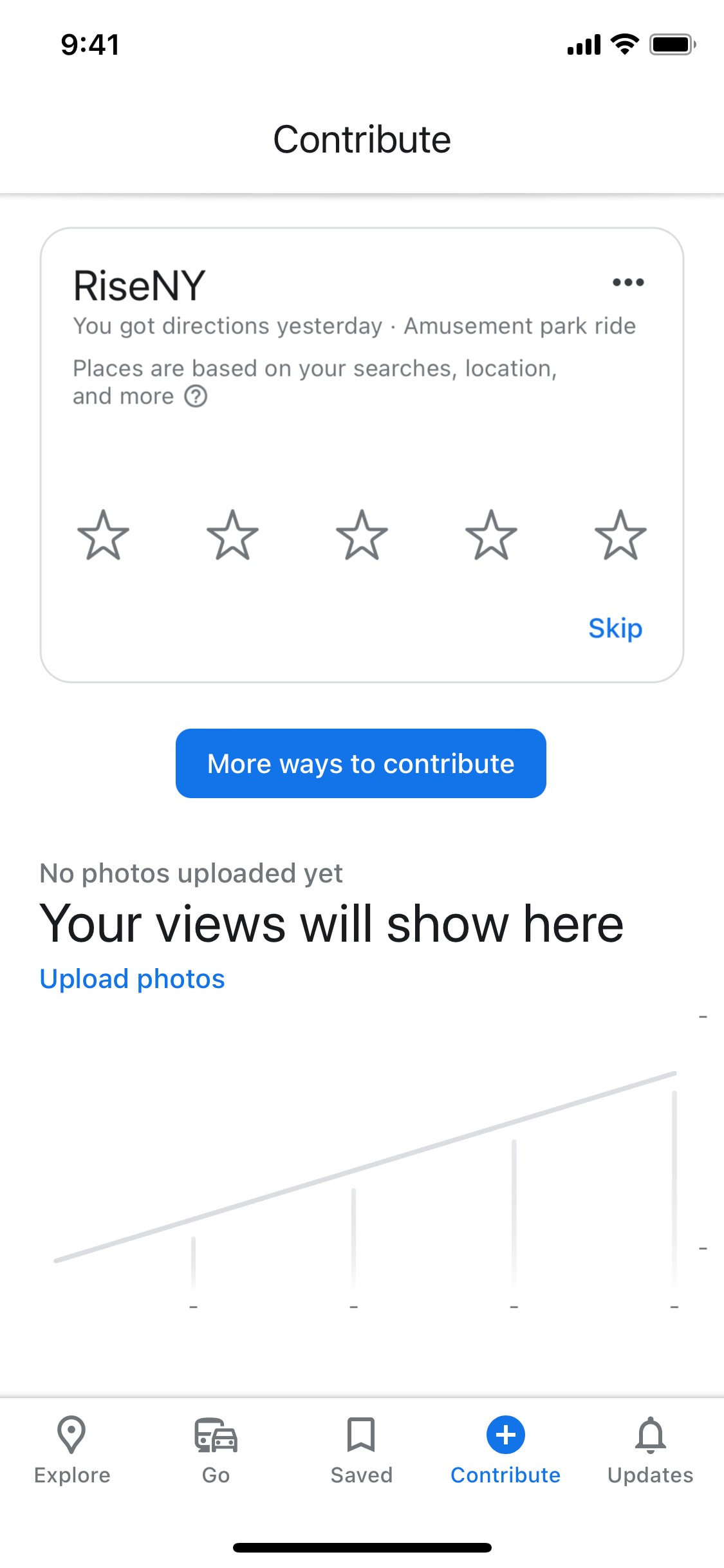 Google Maps iOS screen 218