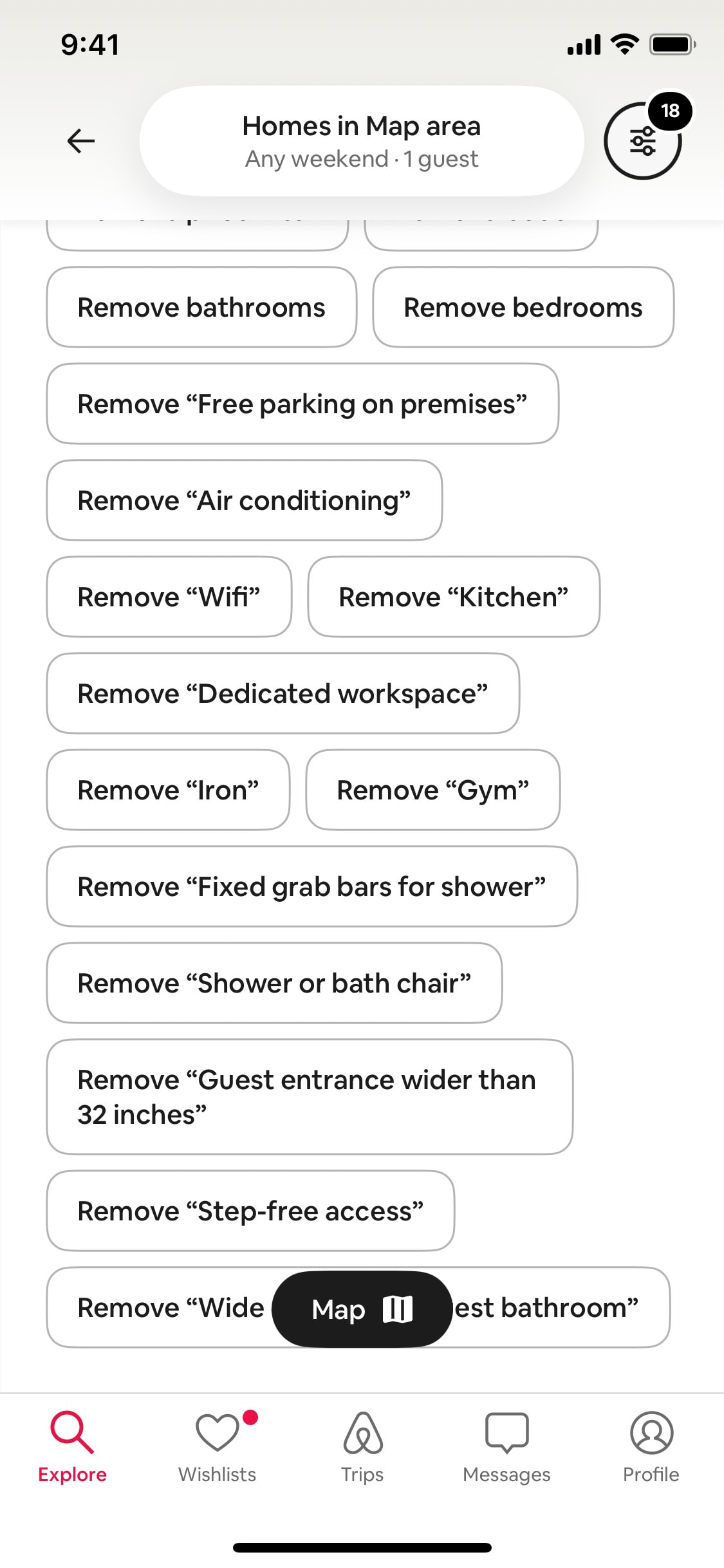 Airbnb iOS screen 607
