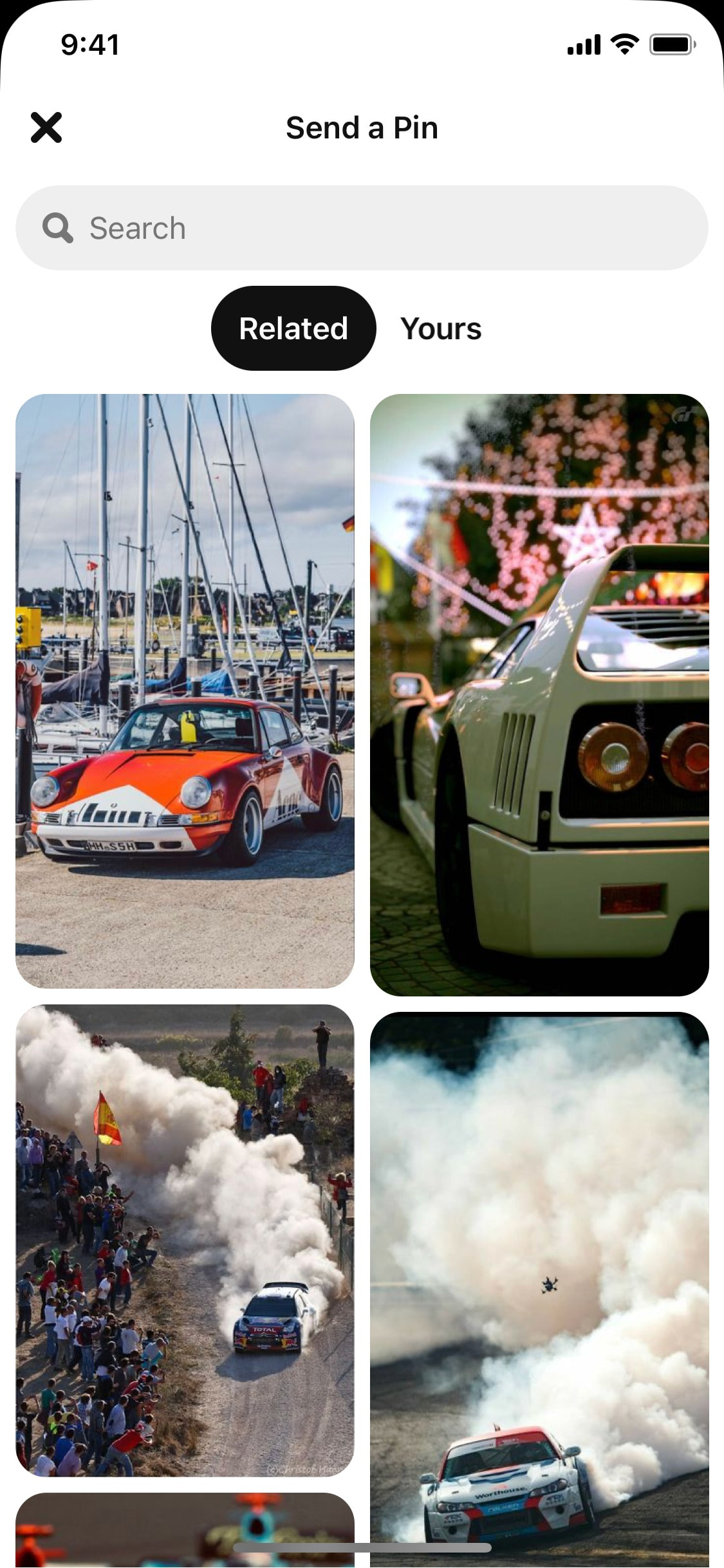 Pinterest iOS screen 178