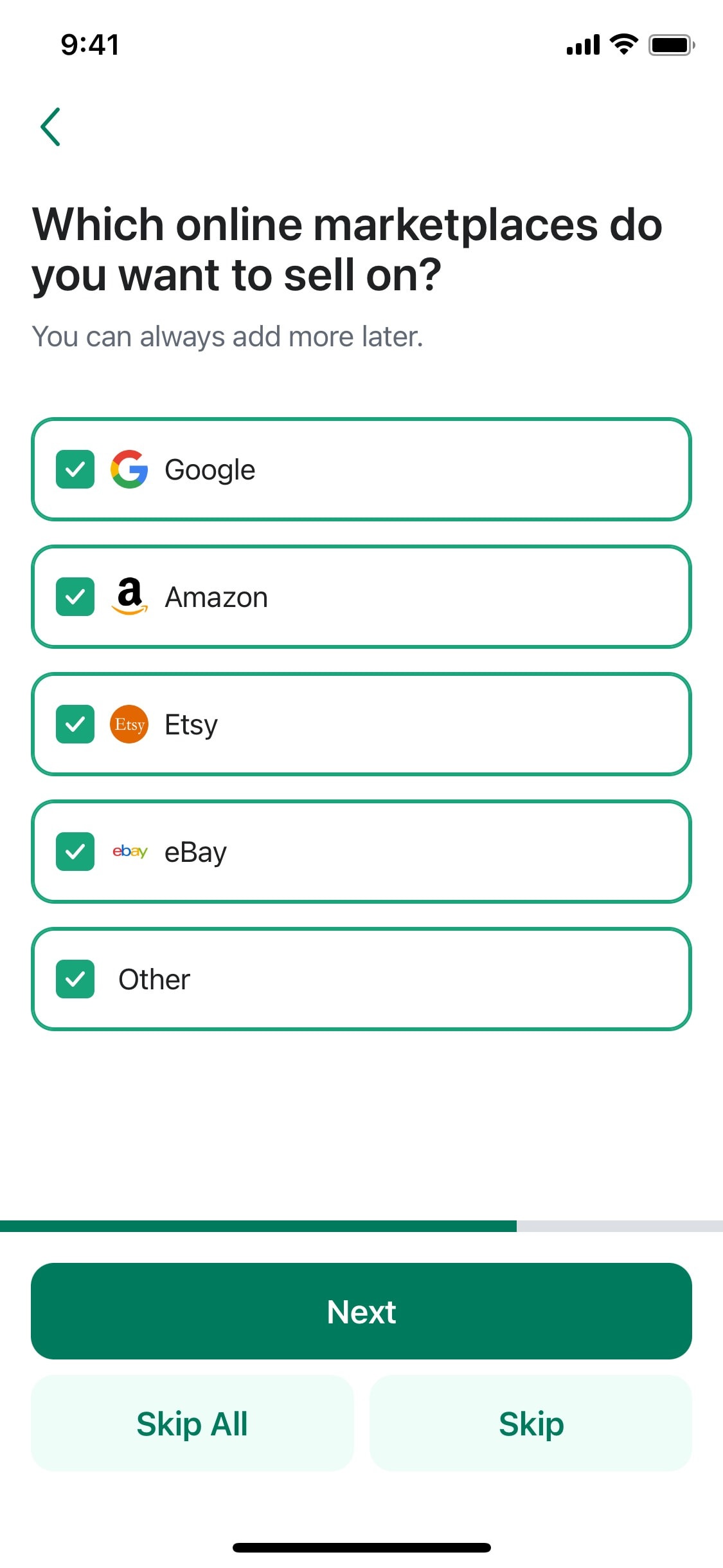 Shopify iOS screen 505