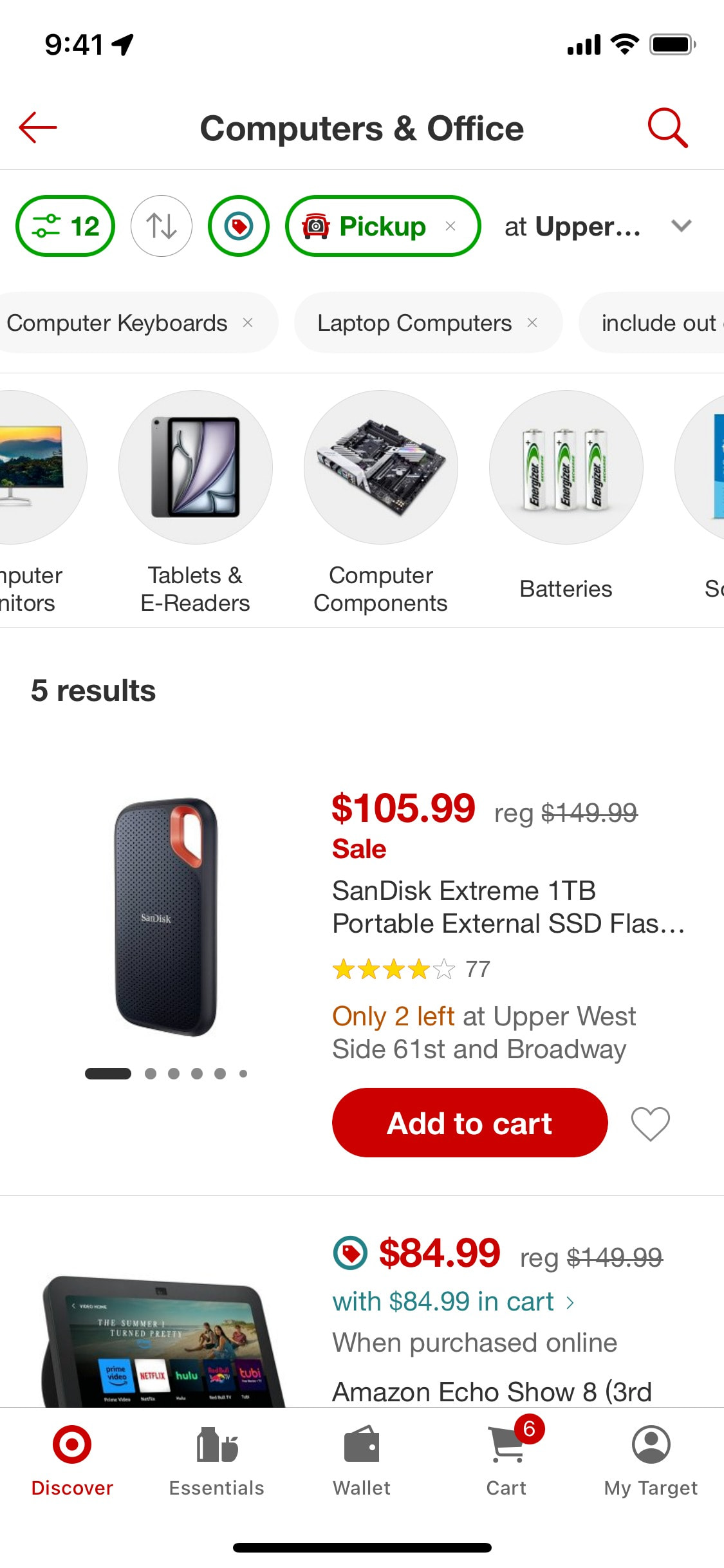 Target iOS screen 174