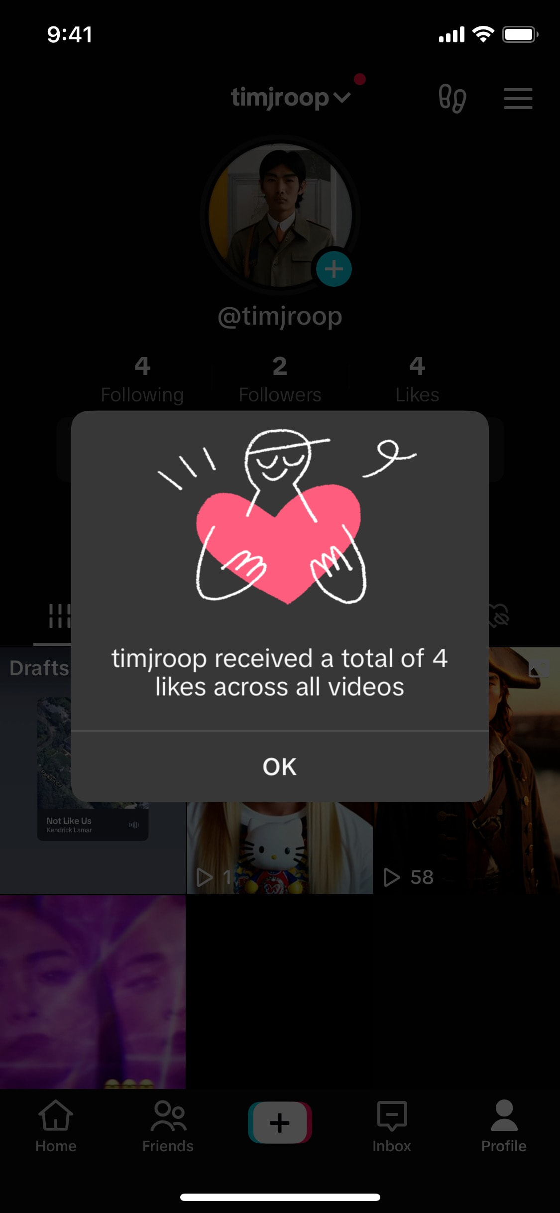 TikTok iOS screen 912