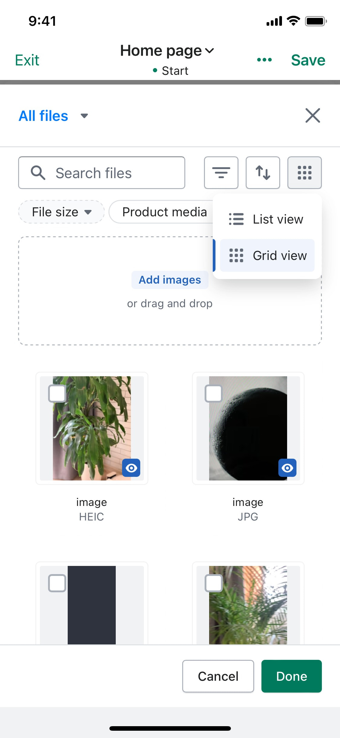 Shopify iOS screen 335