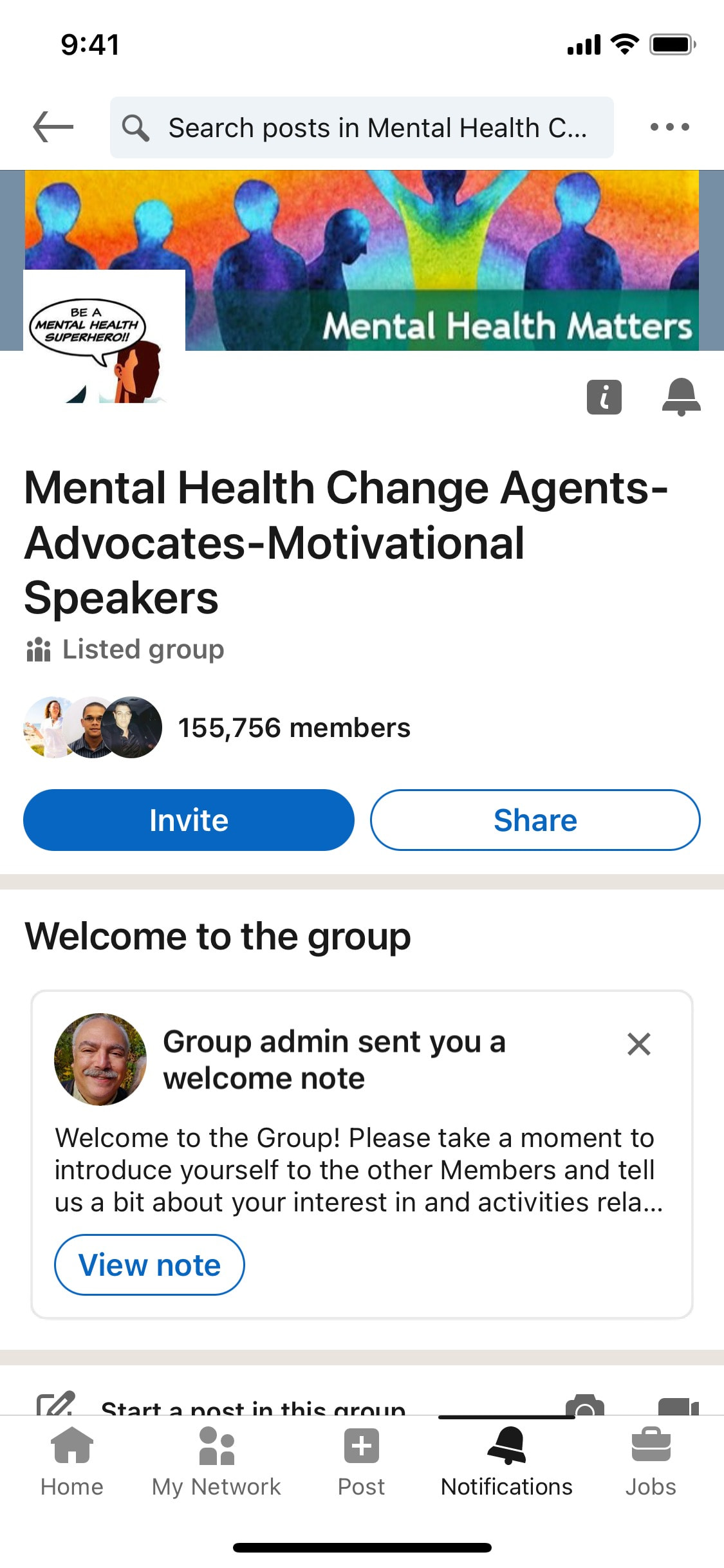 LinkedIn iOS screen 545