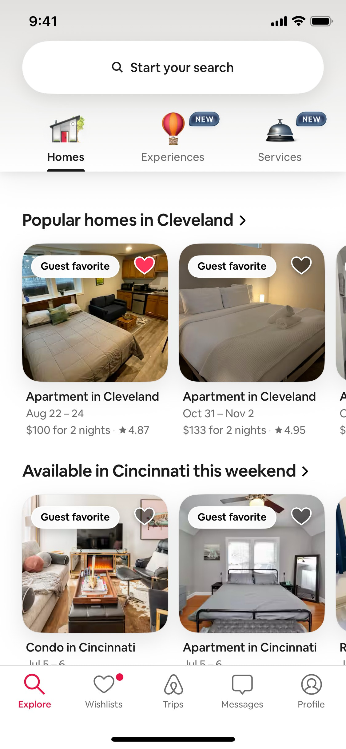 Airbnb iOS screen 419