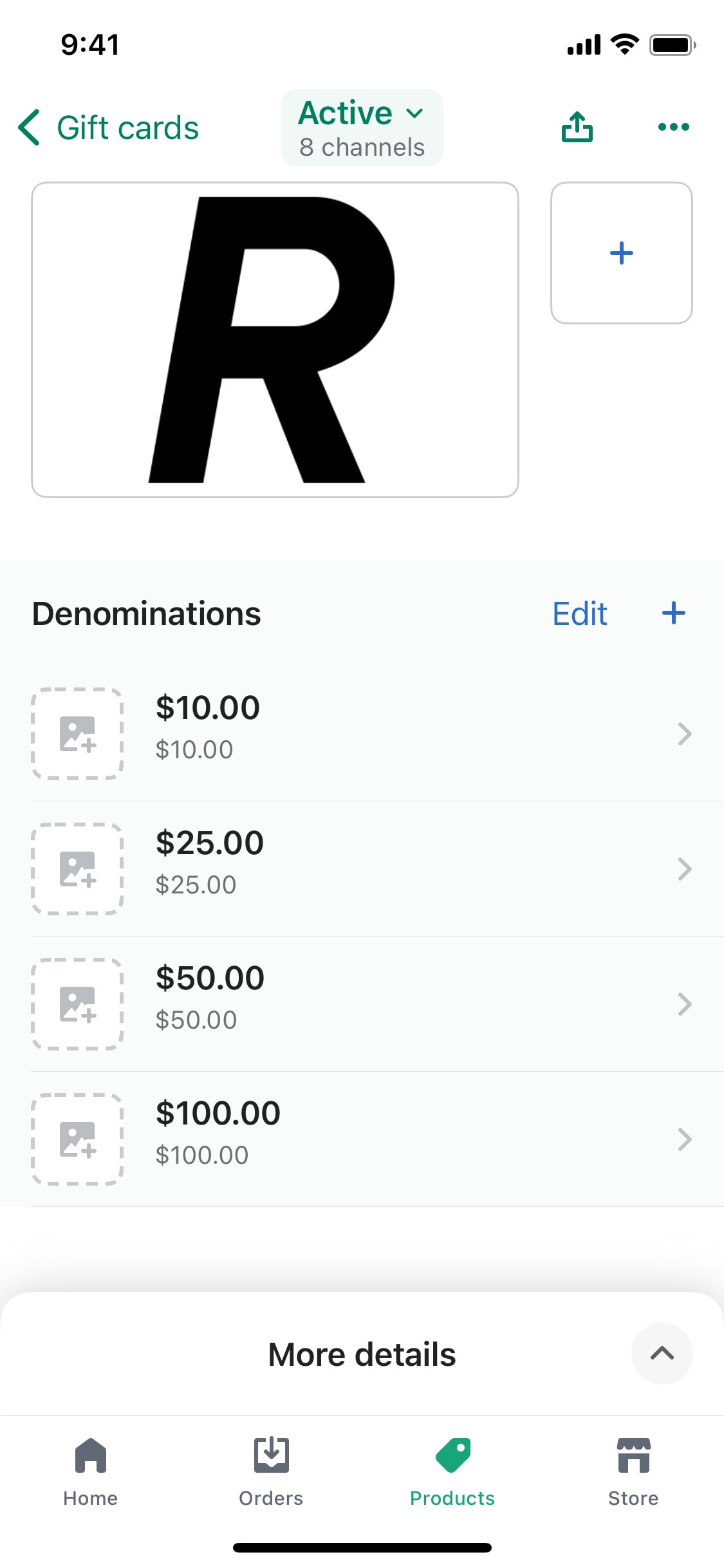 Shopify iOS screen 33