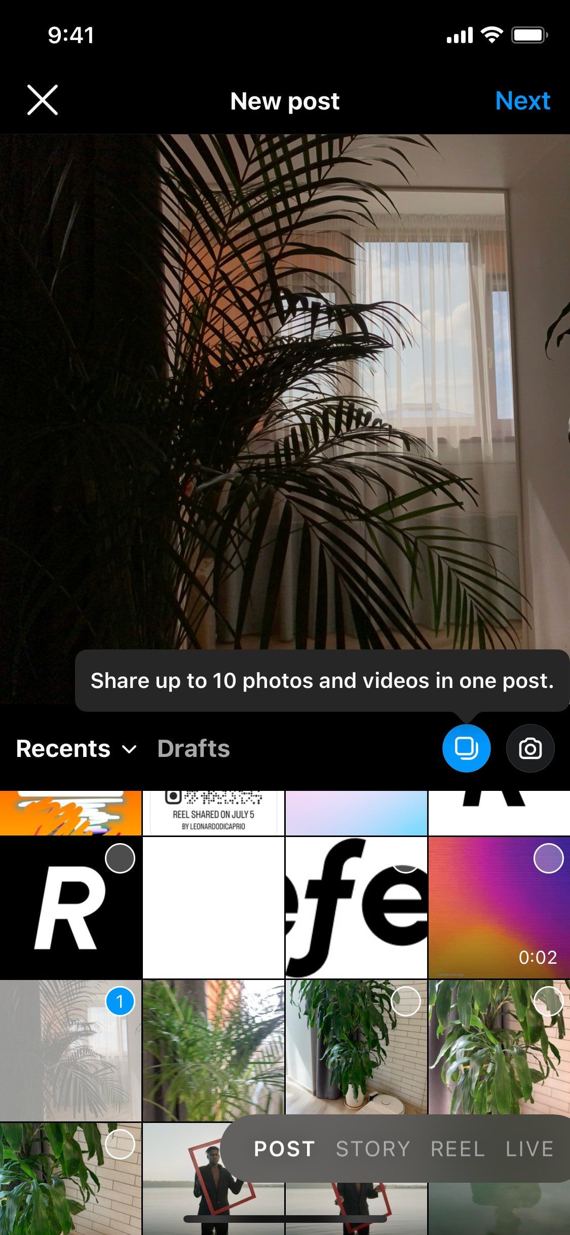 Instagram iOS screen 285