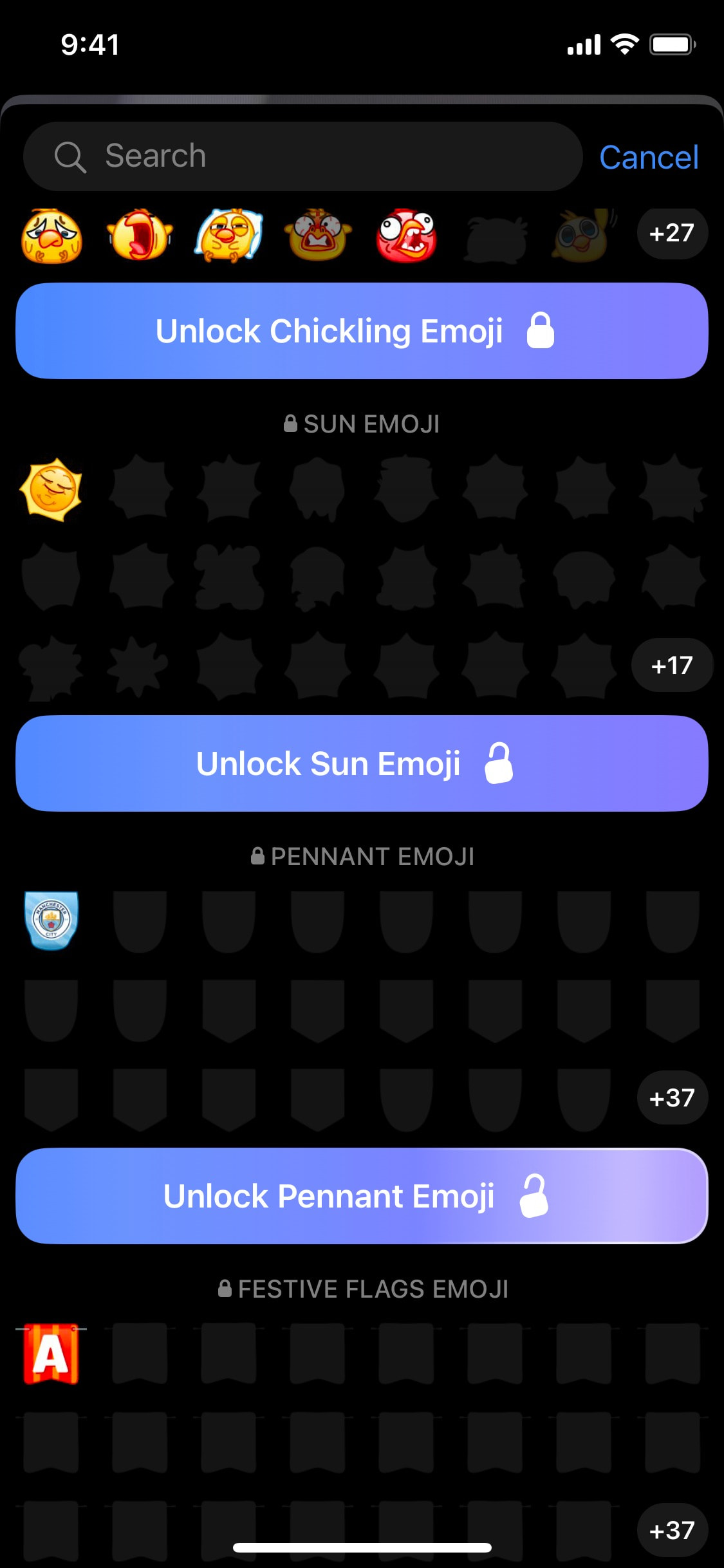 Telegram iOS screen 172