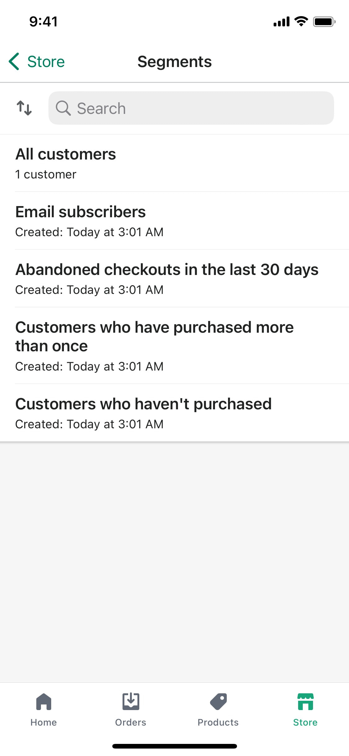 Shopify iOS screen 536