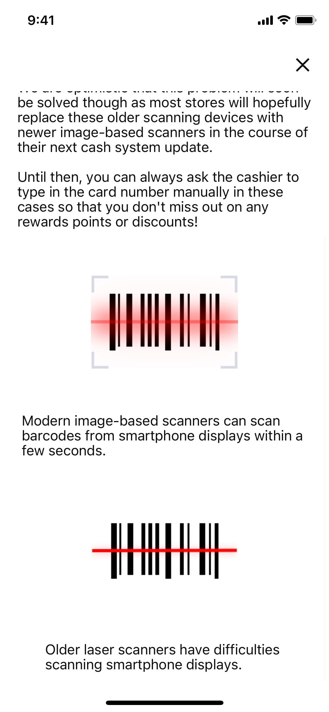 Klarna iOS screen 413