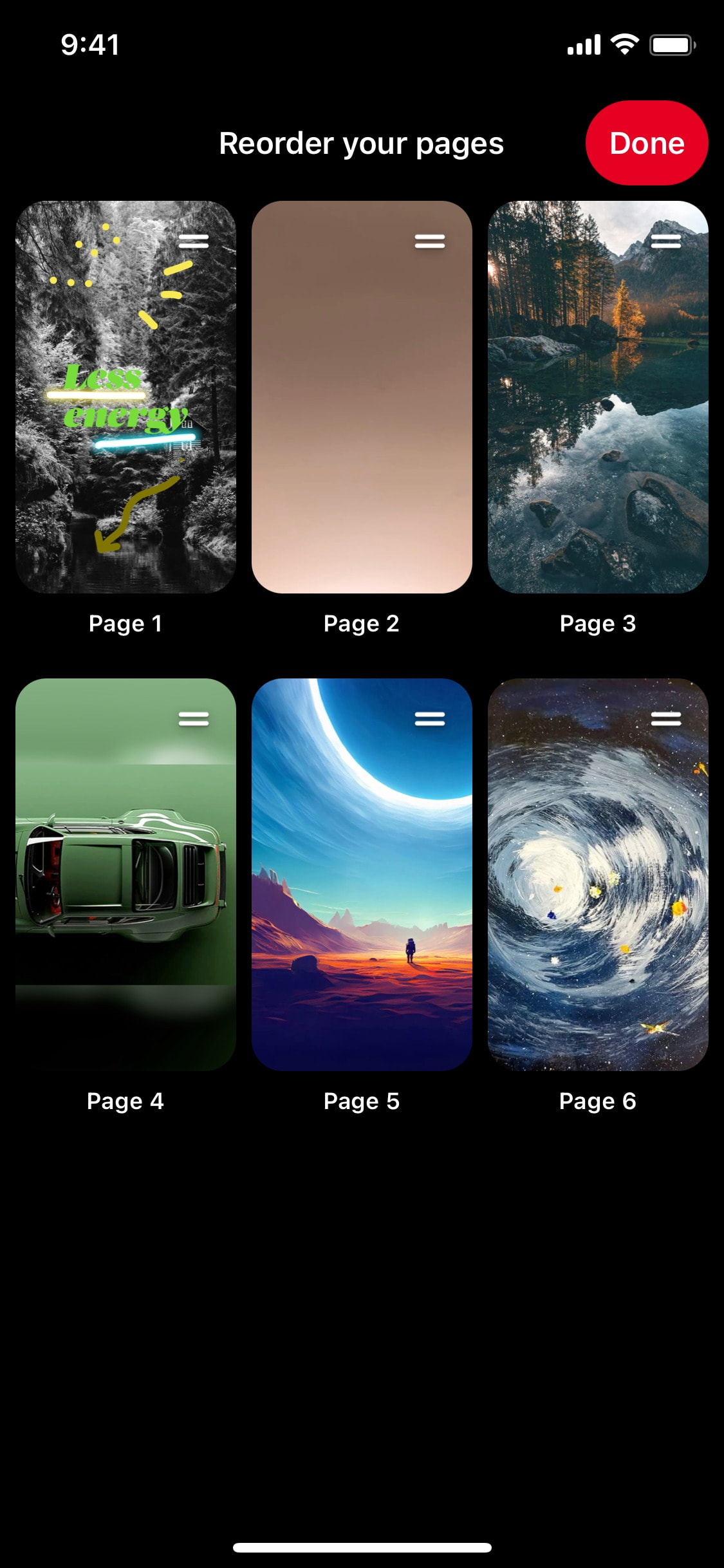 Pinterest iOS screen 432
