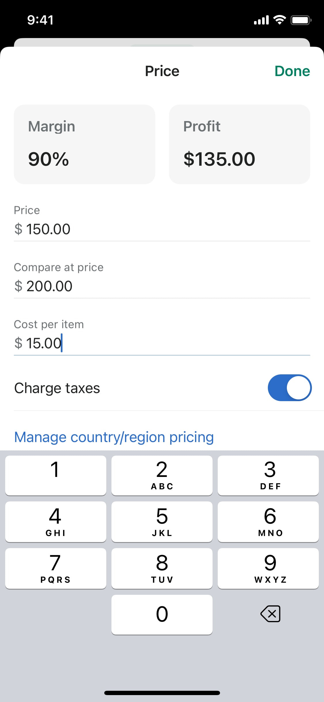 Shopify iOS screen 36