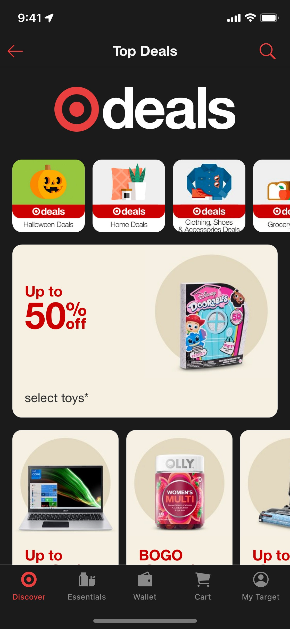 Target iOS screen 228
