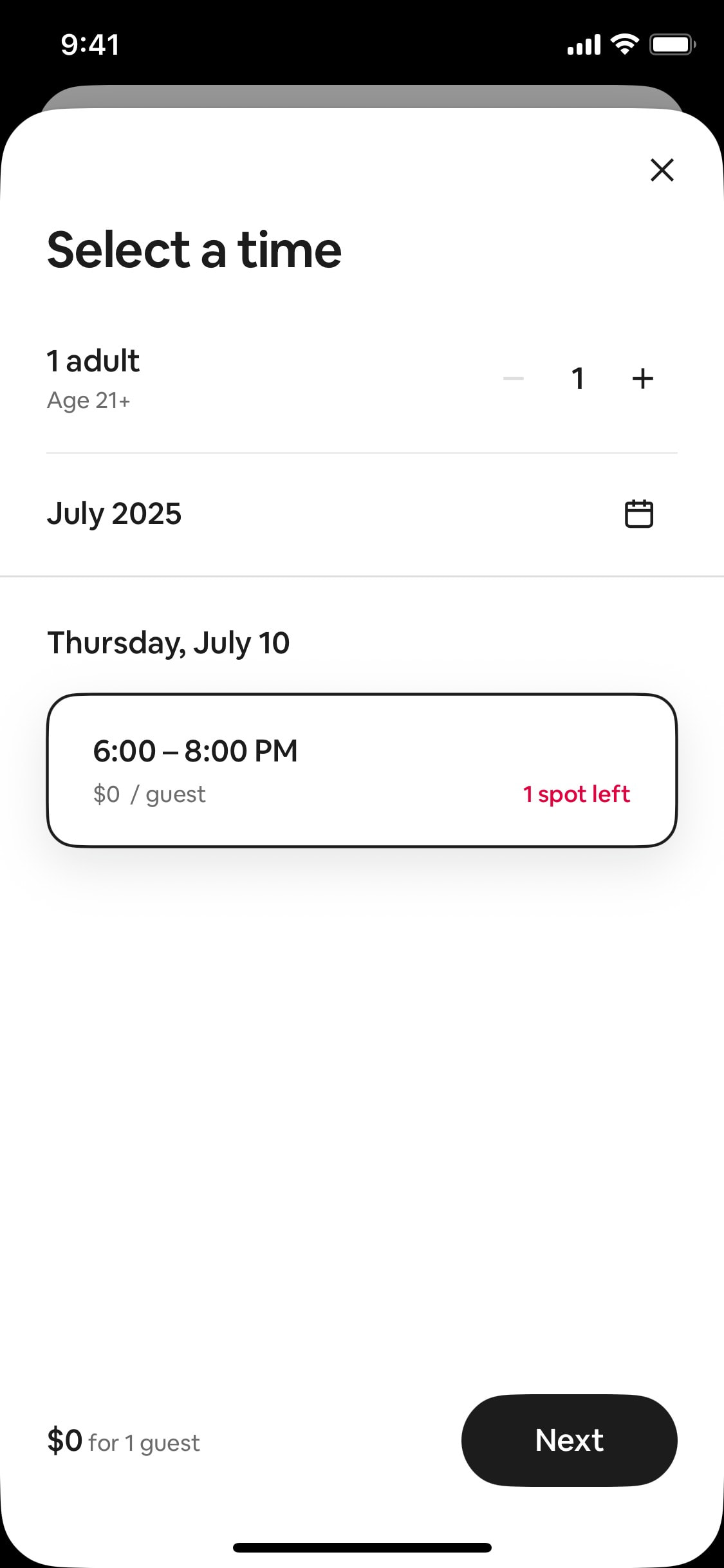 Airbnb iOS screen 324