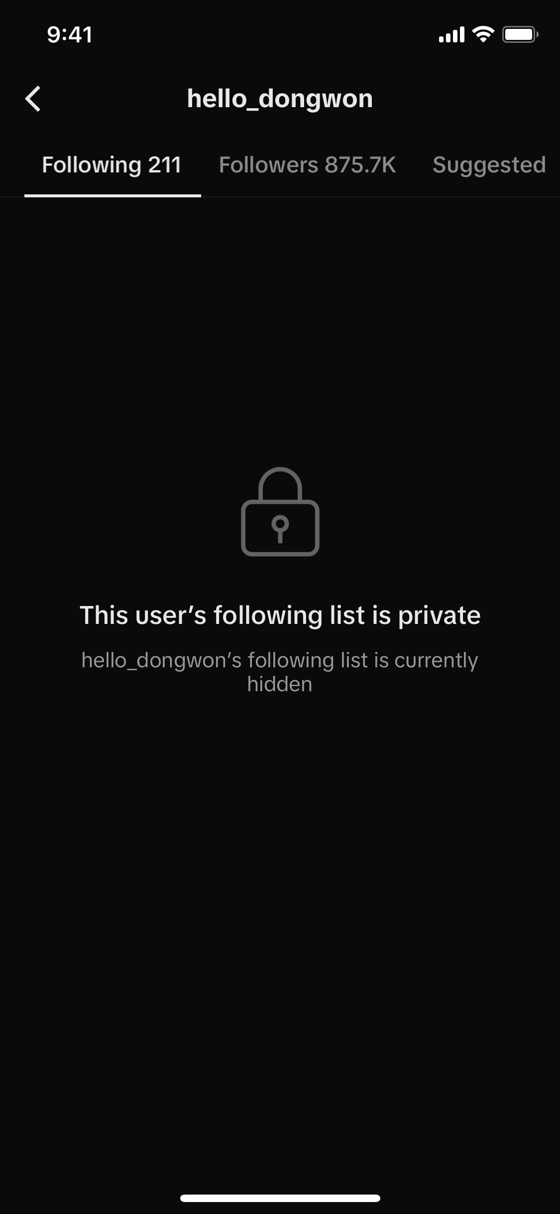 TikTok iOS screen 806