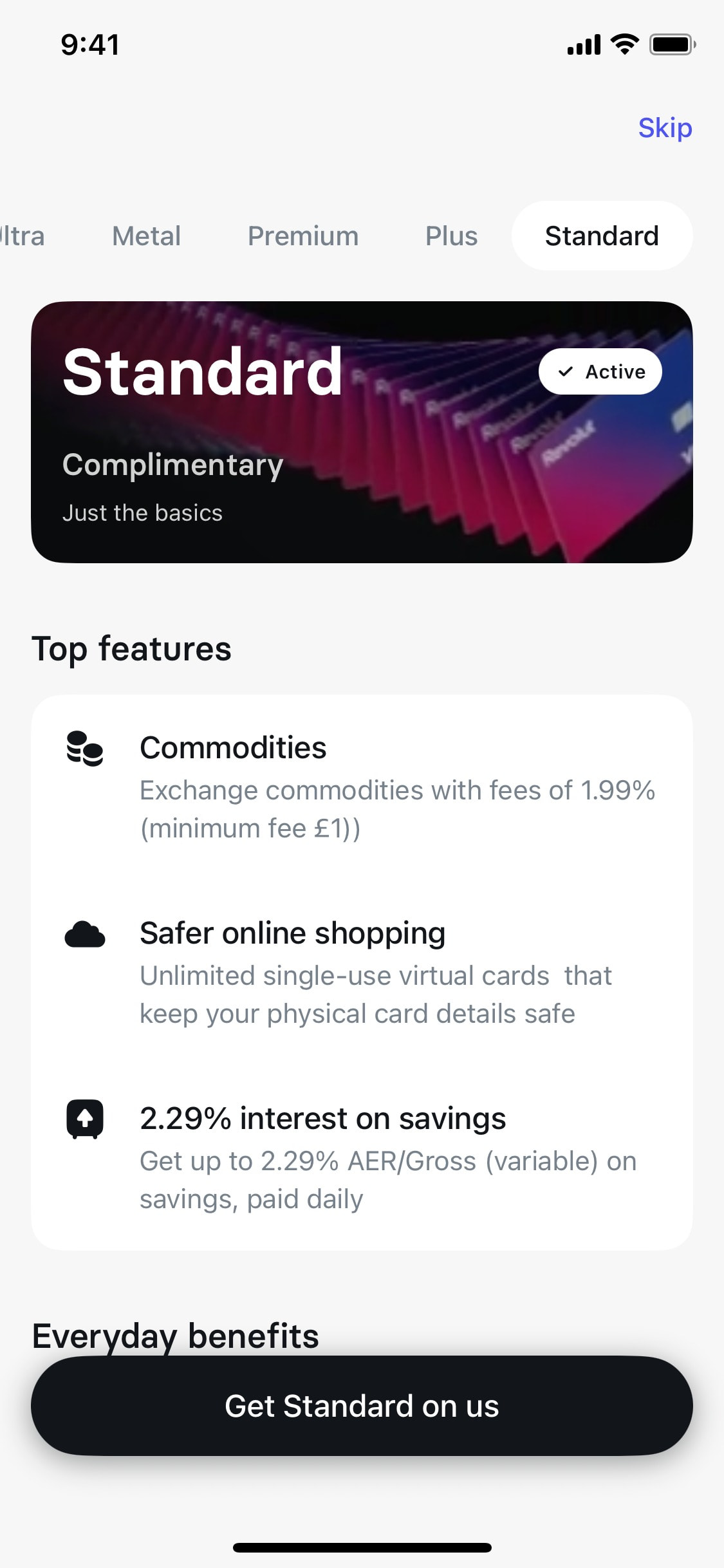 Revolut iOS screen 158