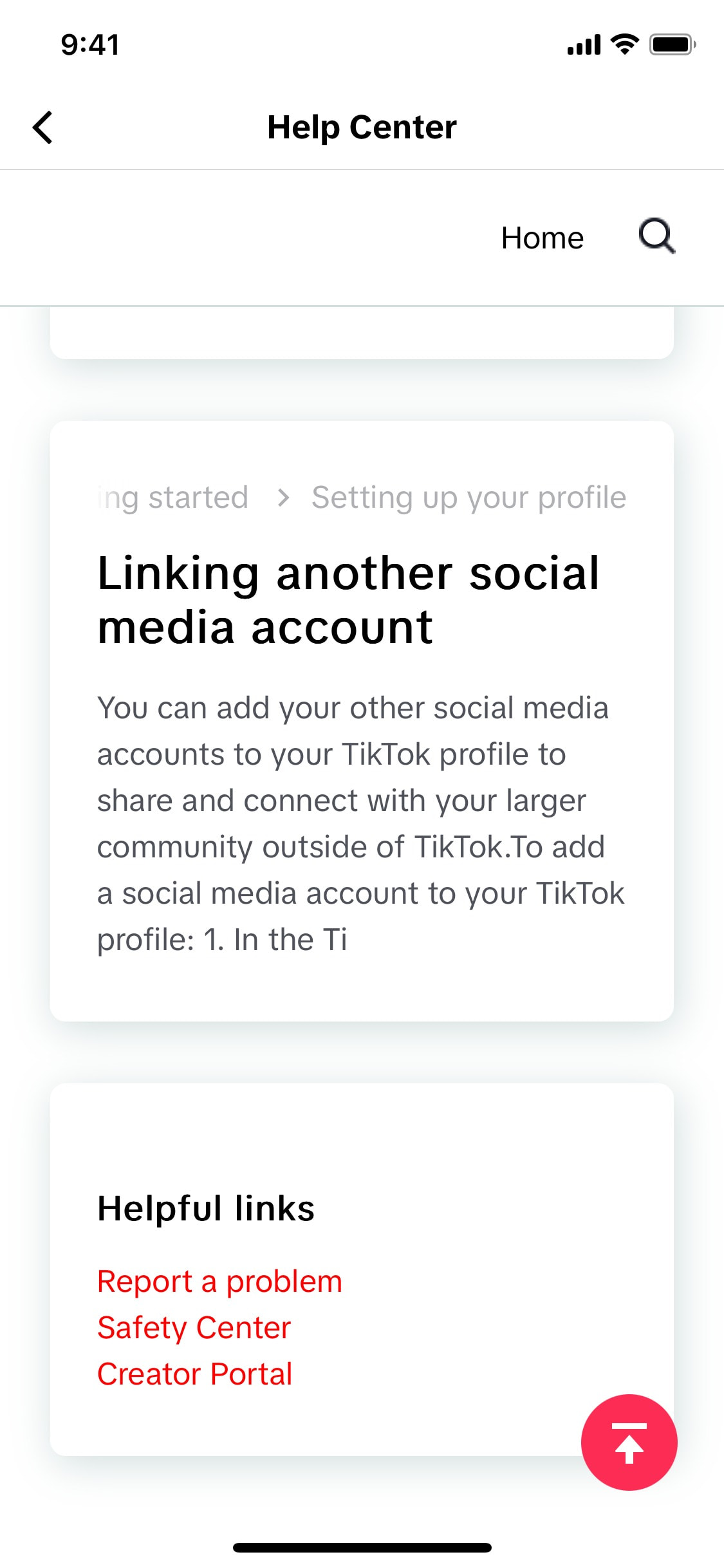 TikTok iOS screen 673