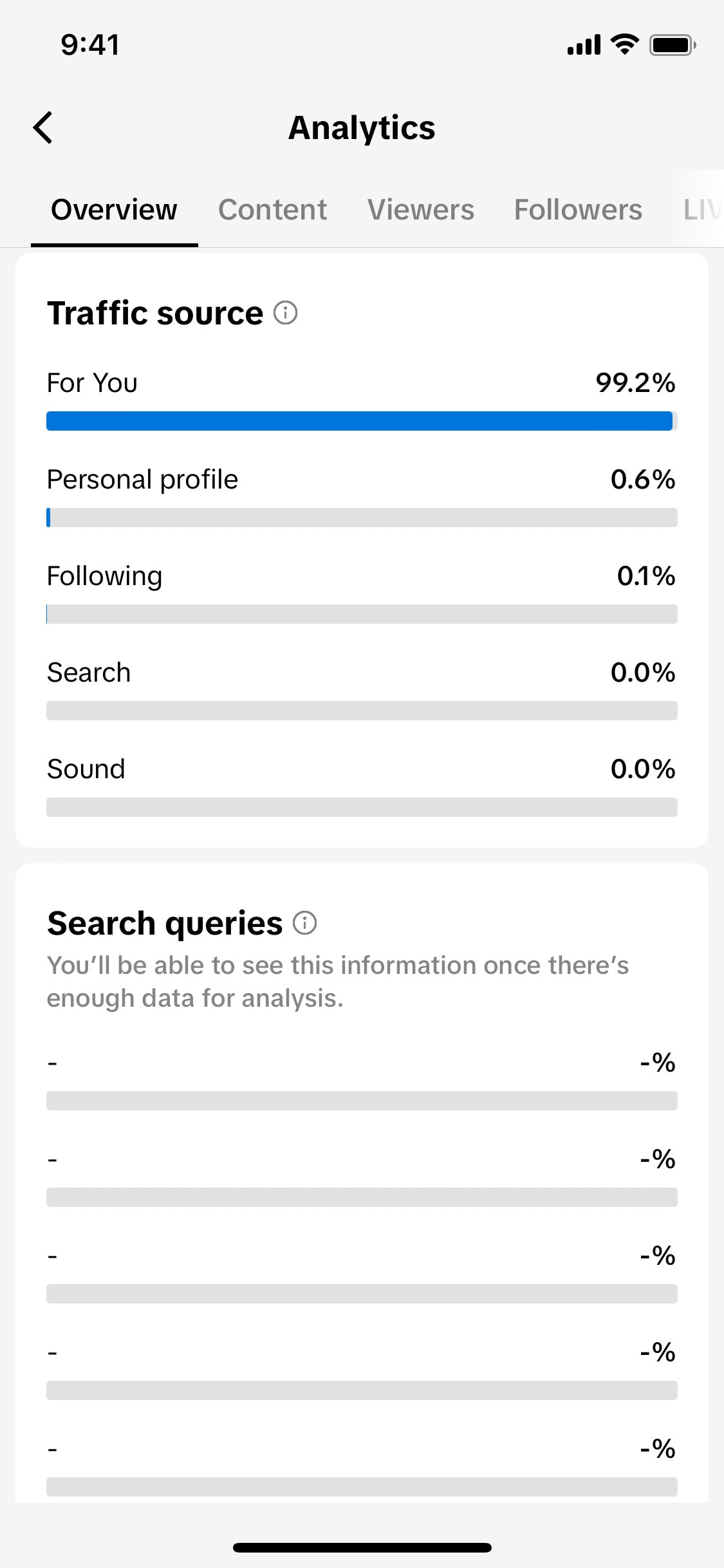 TikTok iOS screen 534