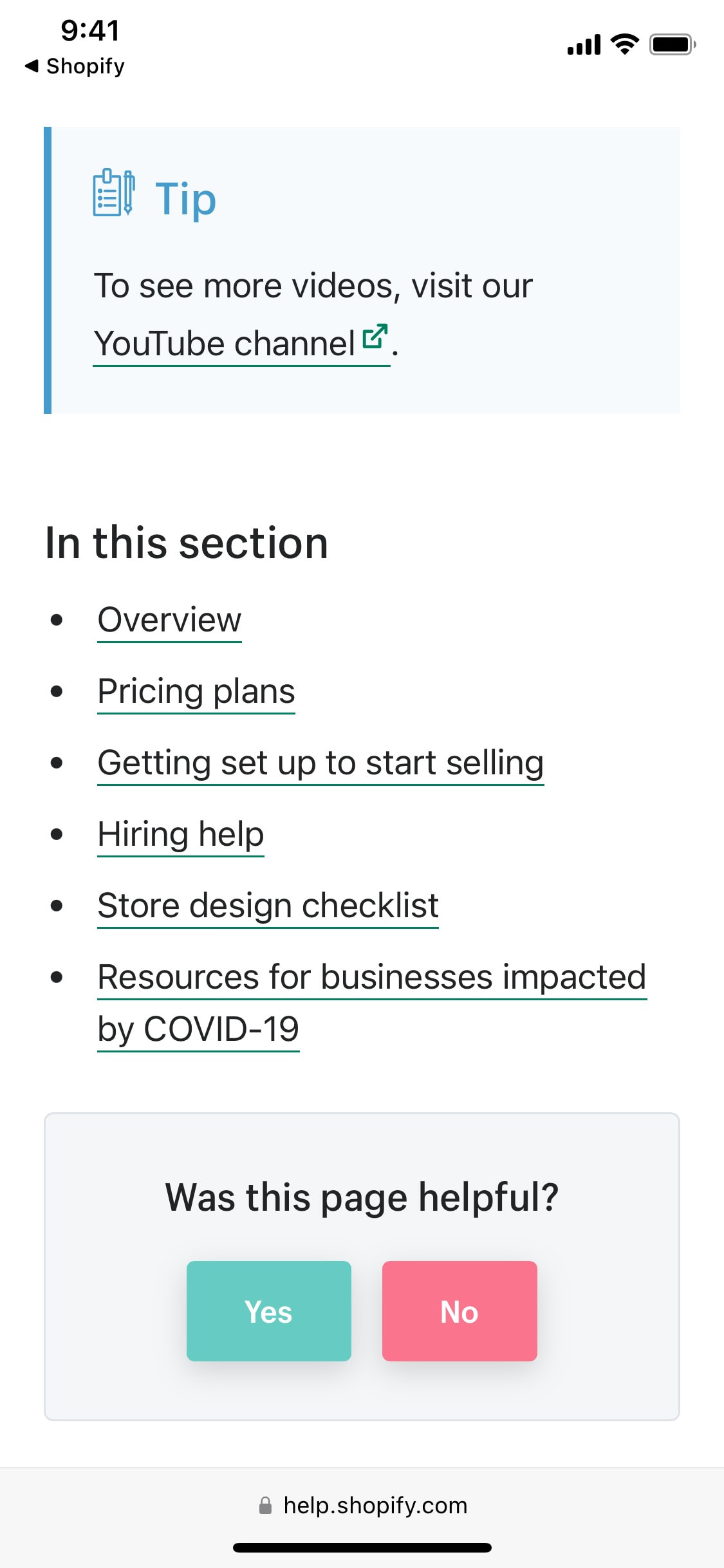 Shopify iOS screen 487