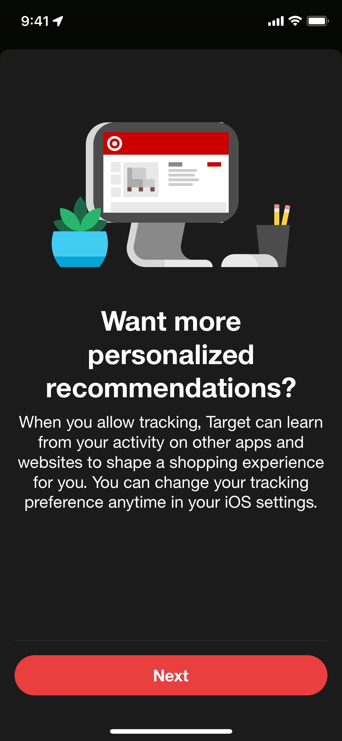 Target iOS screen 439