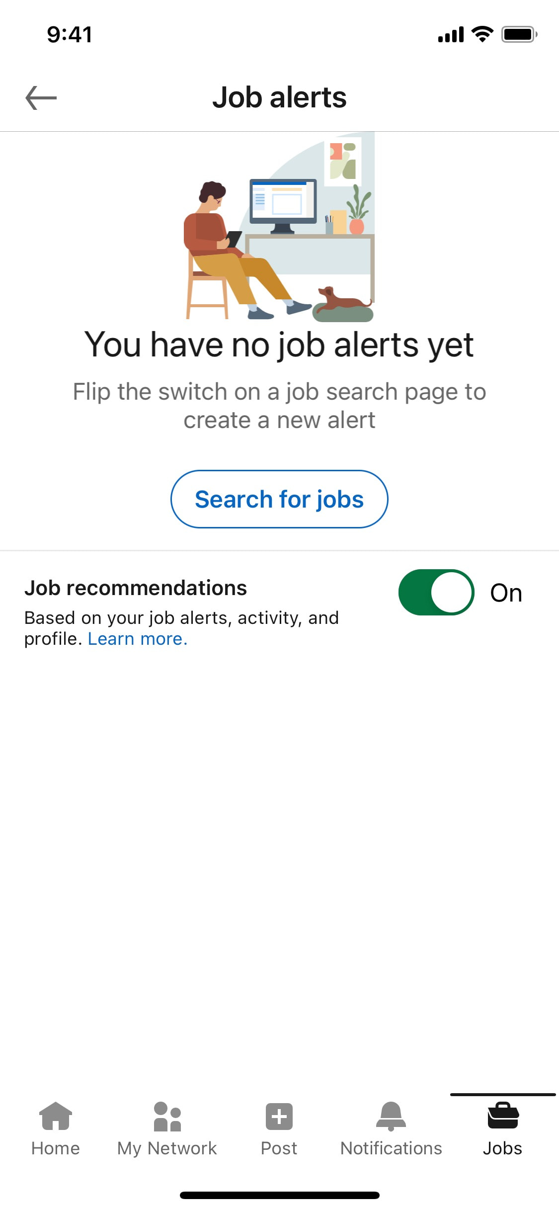 LinkedIn iOS screen 457